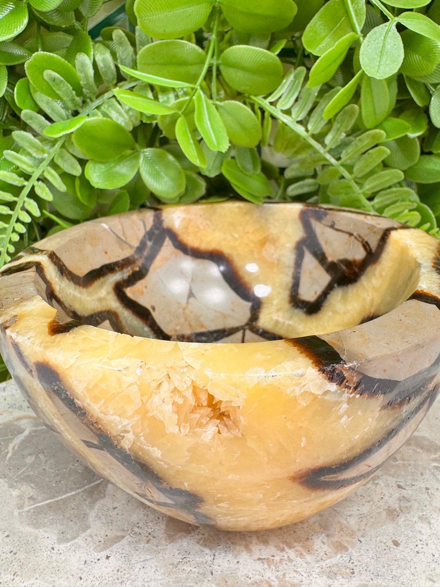 Septarian Dragon Stone Bowl 1458g