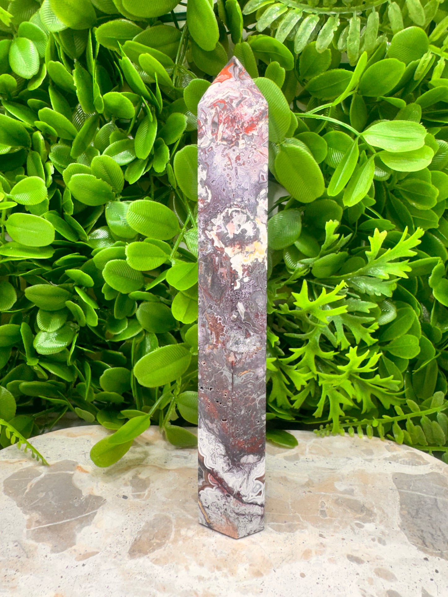 Mexican Agate Tower 443g