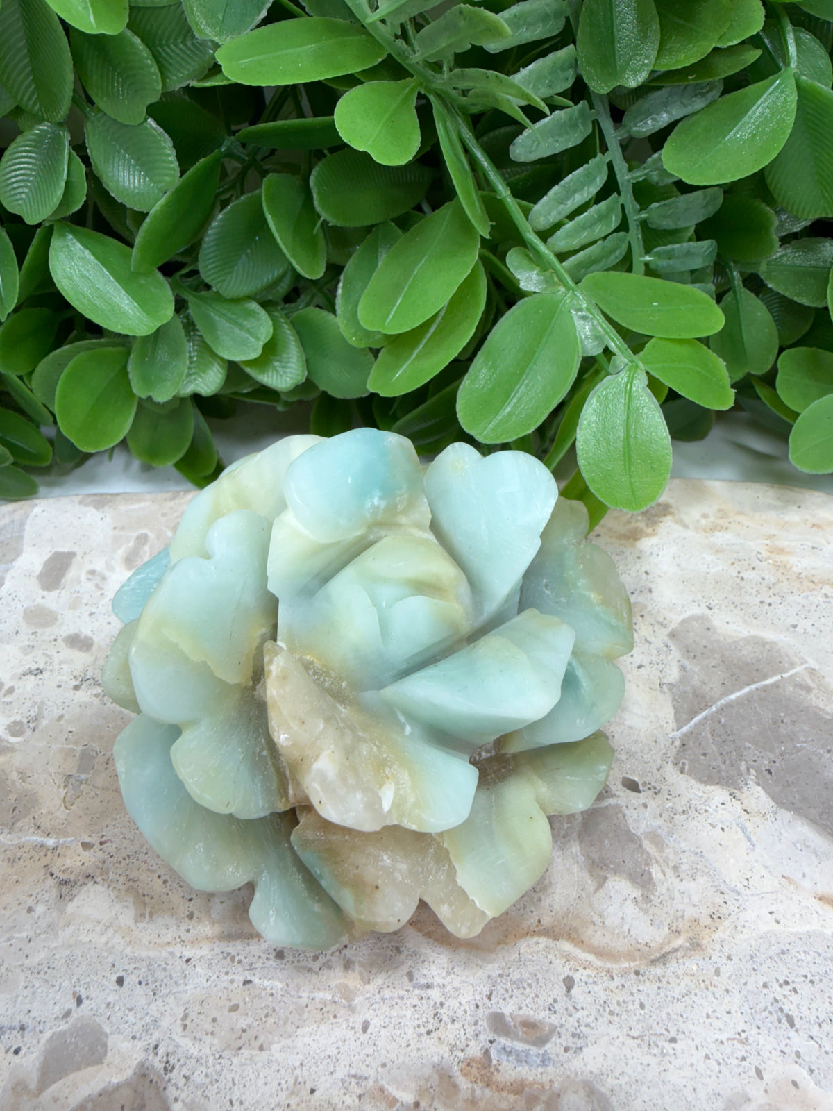 Caribbean Calcite Rose 284g | Calm • Intuition • Emotional Healing