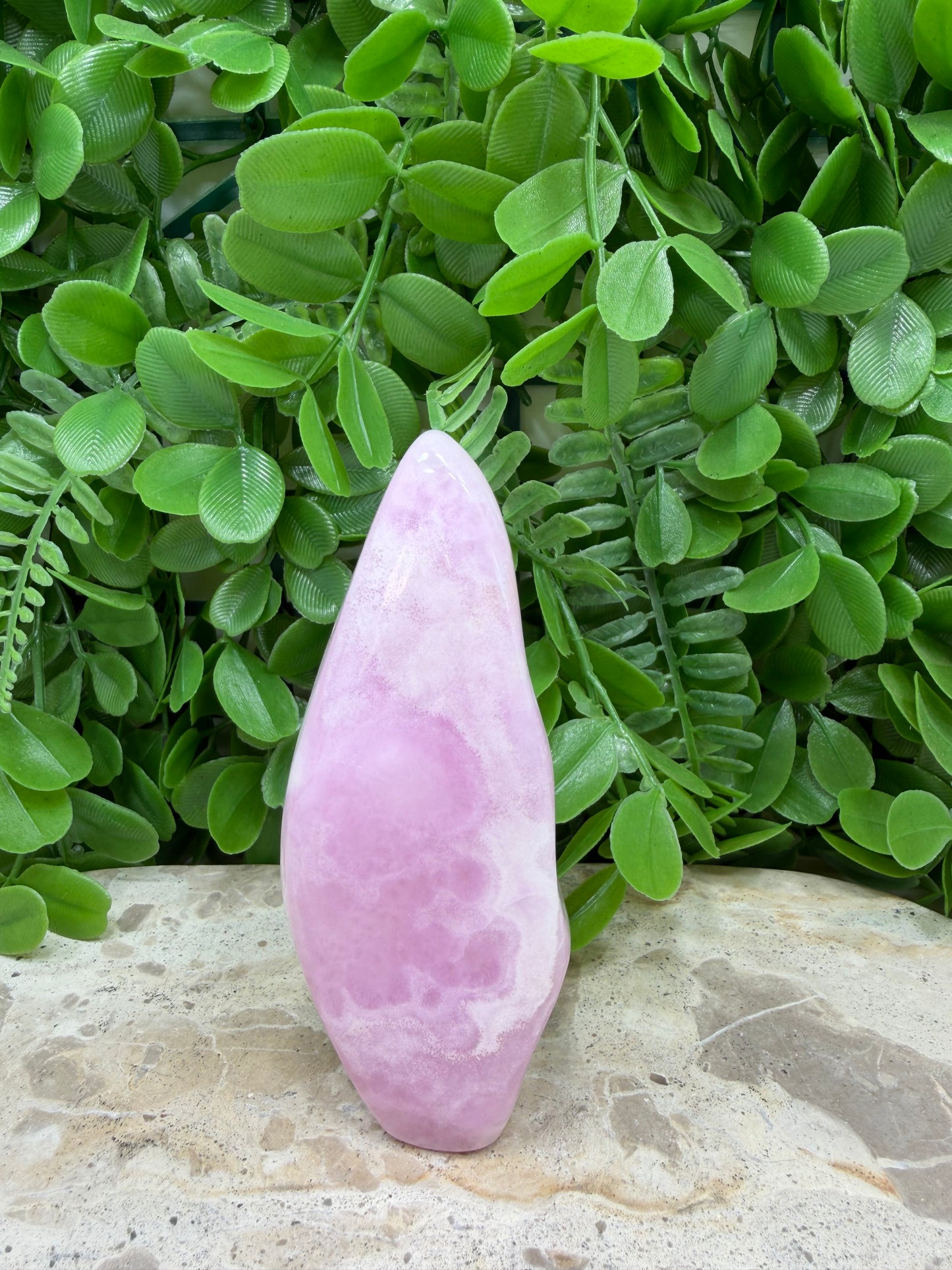 Pink Aragonite Freeform 298g