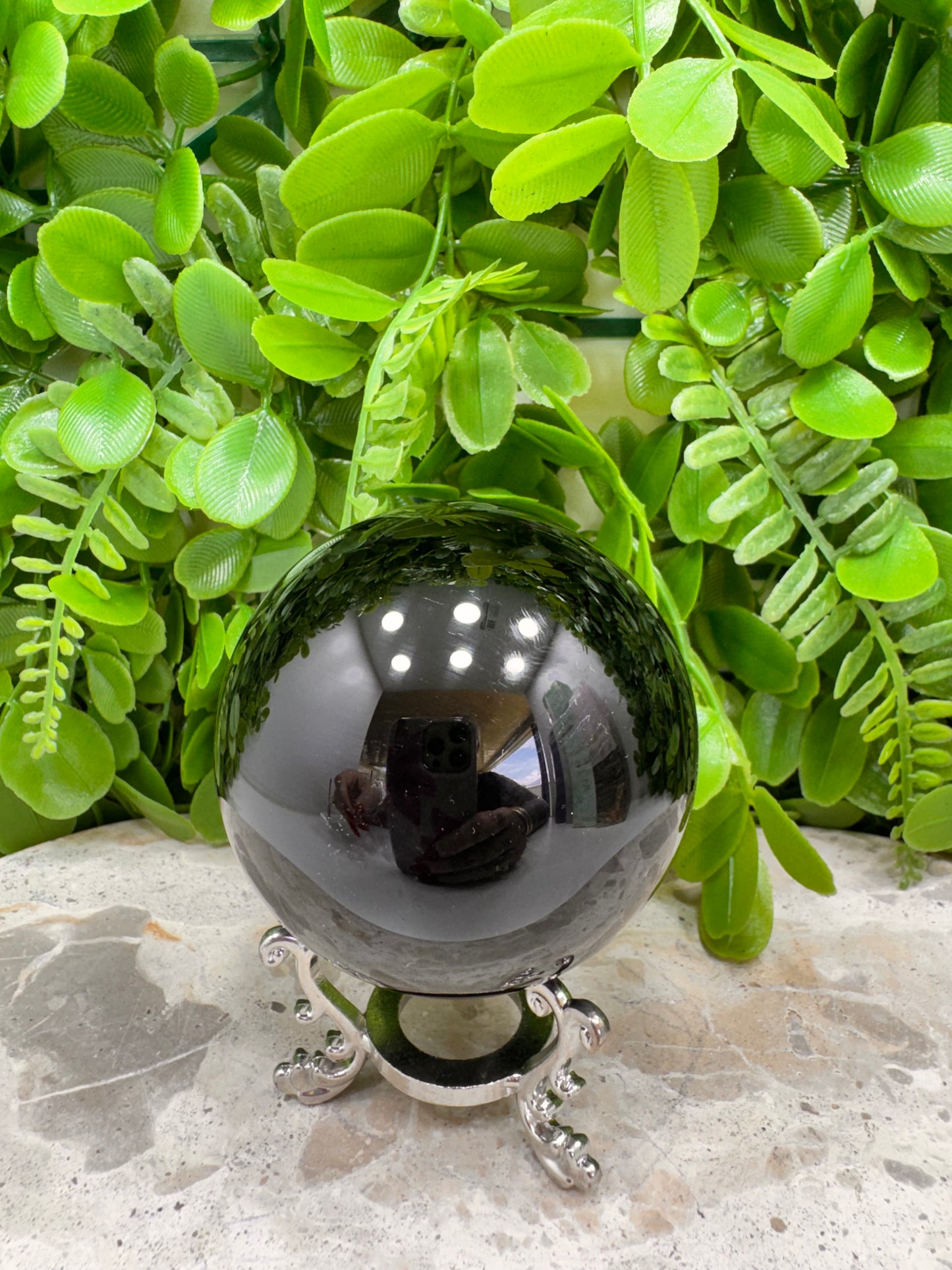 Obsidian Sphere 428g