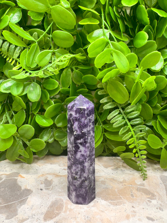 lepidolite Point 126g