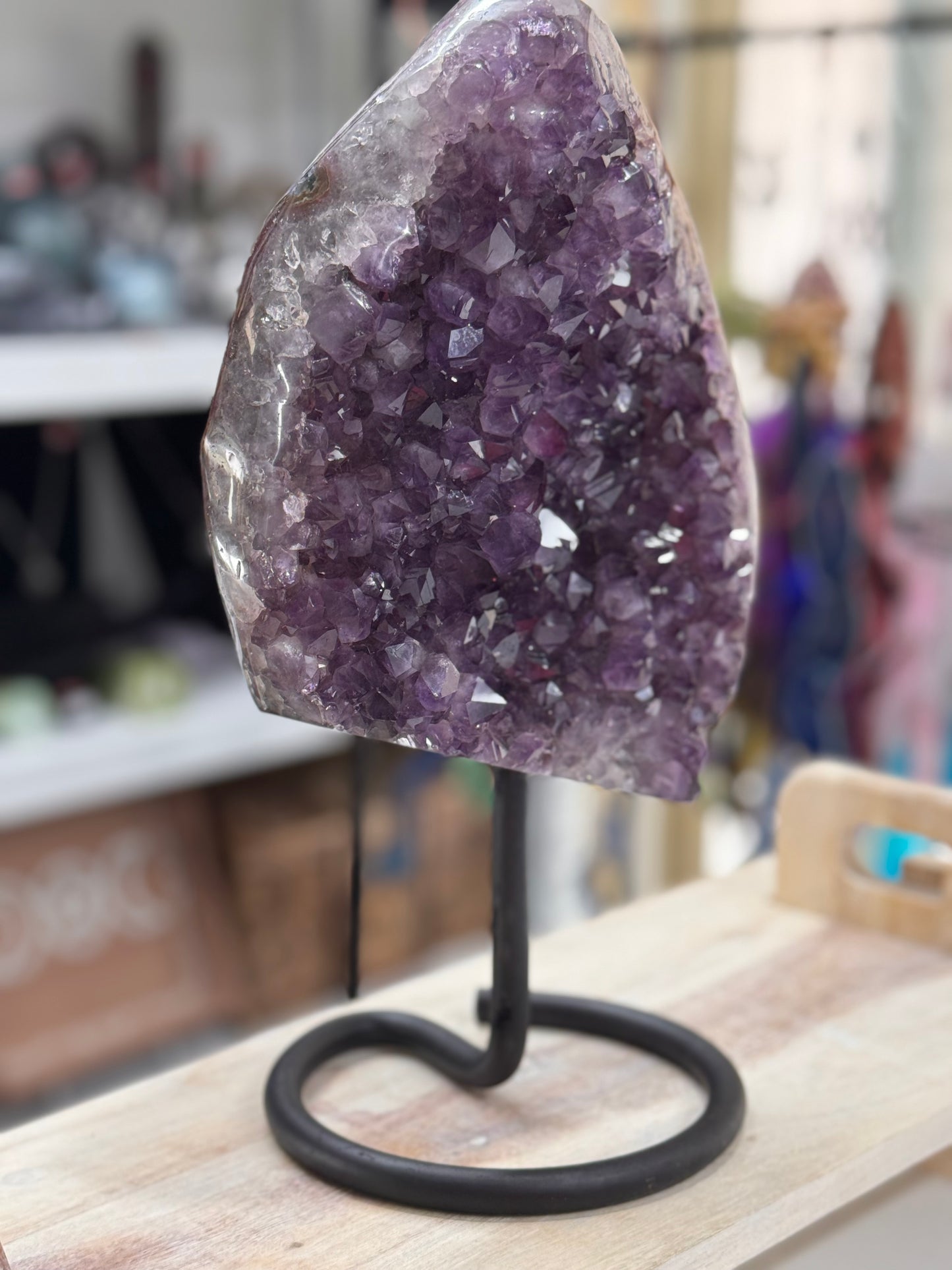 Amethyst Cluster Freeform with Stand 5.6kg A Grade