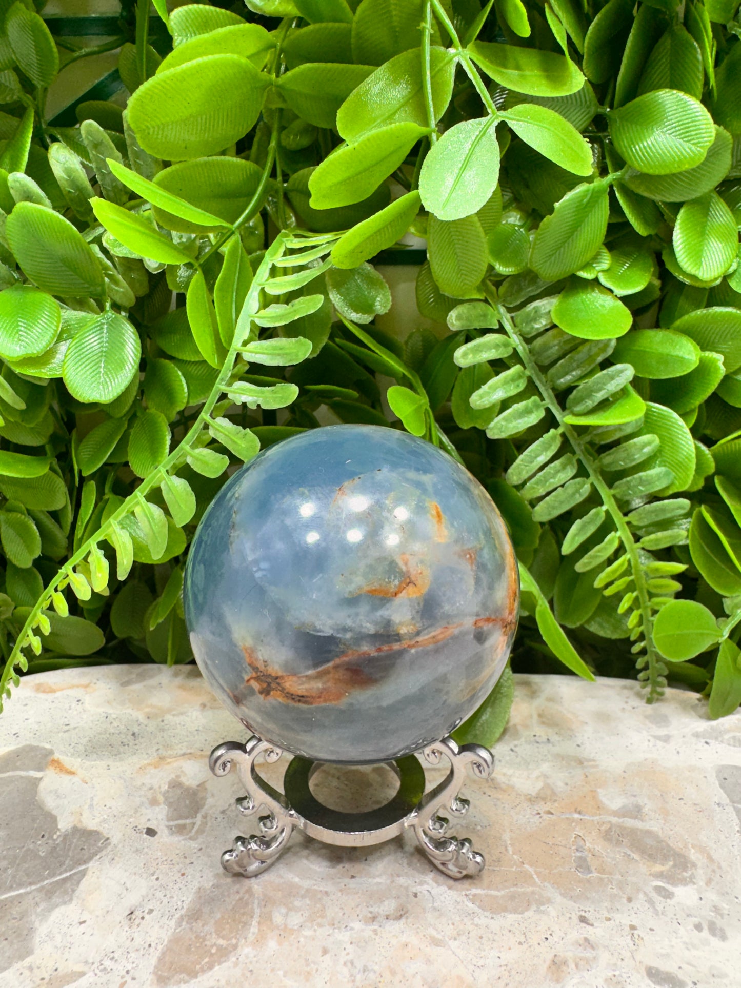 Blue Onyx Sphere 358g