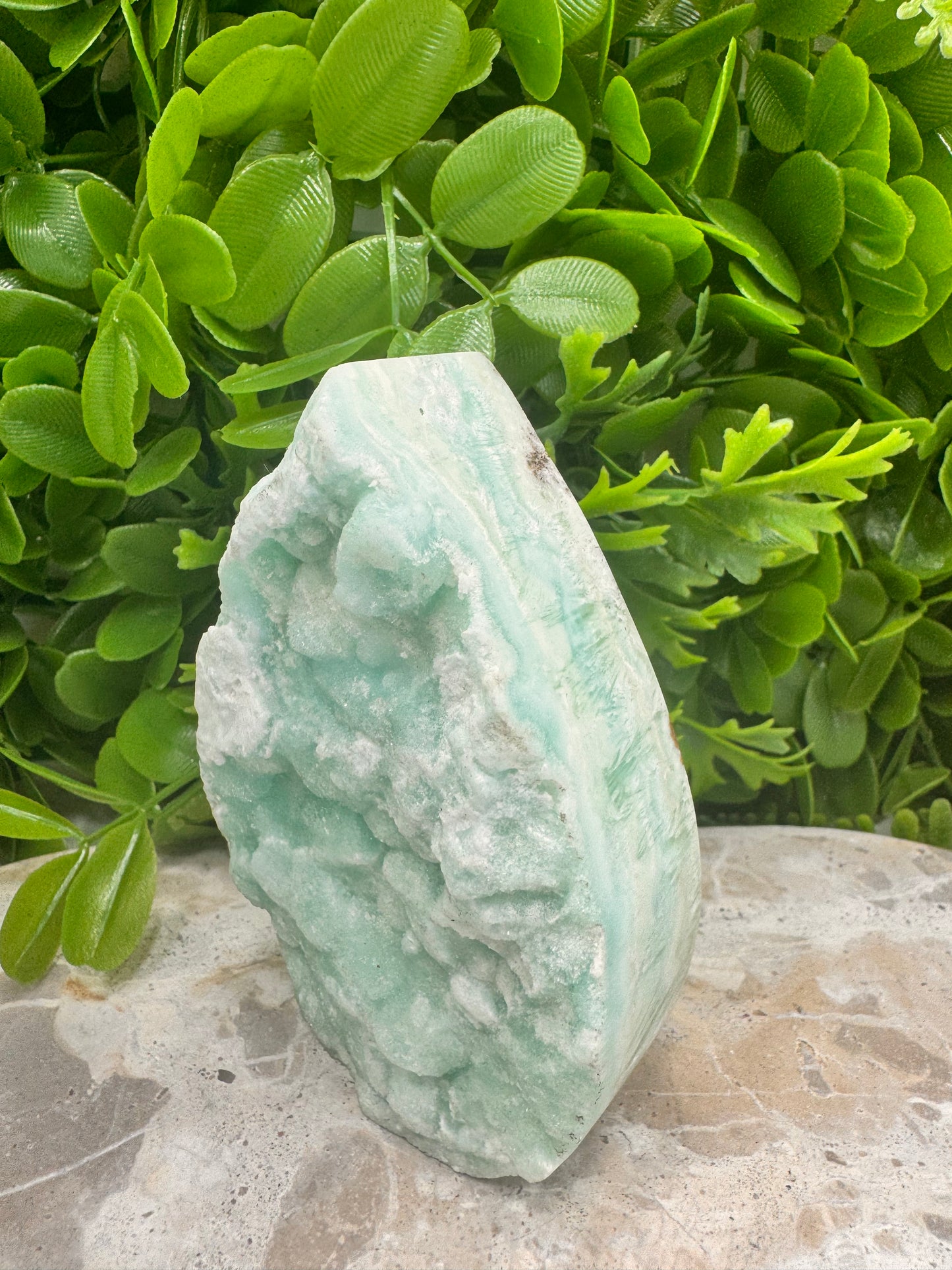 Hemimorphite Teardrop Freeform 414g