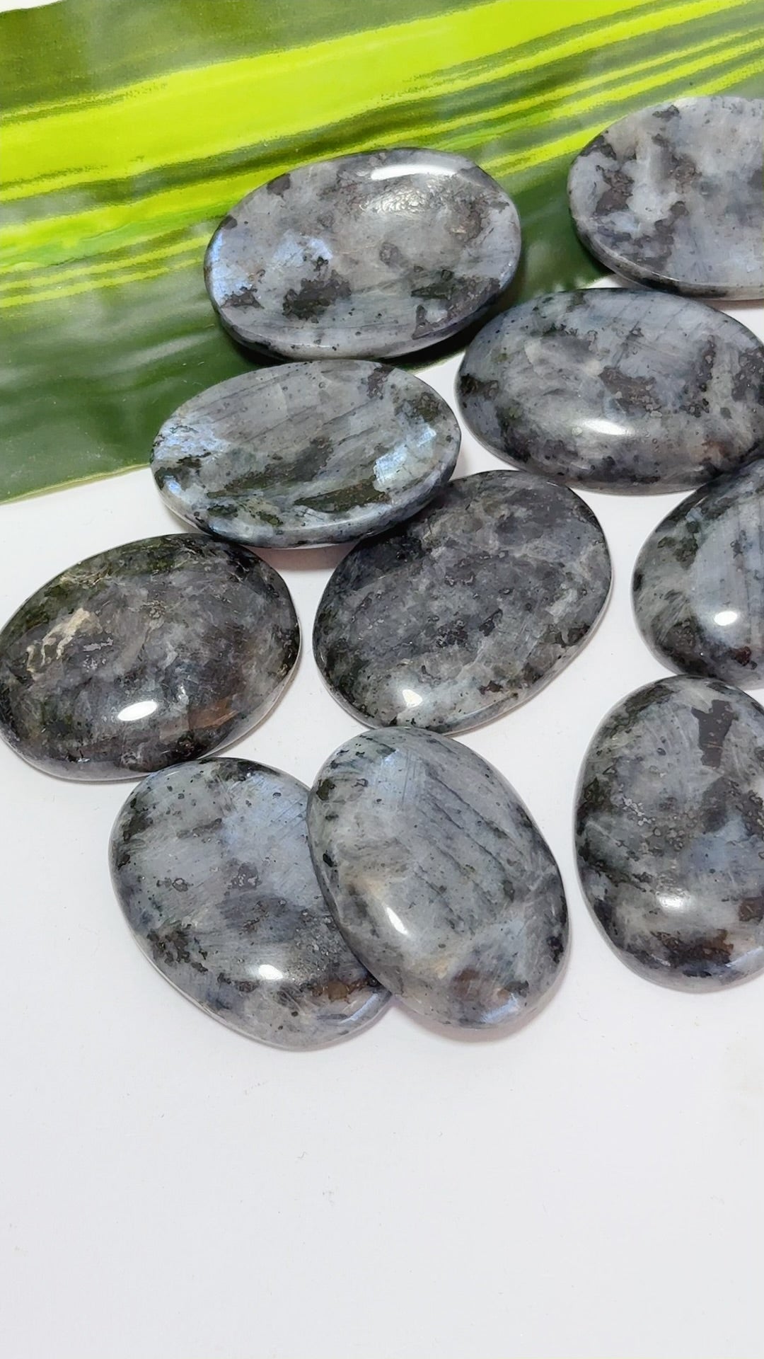 Larvikite Worry Stone