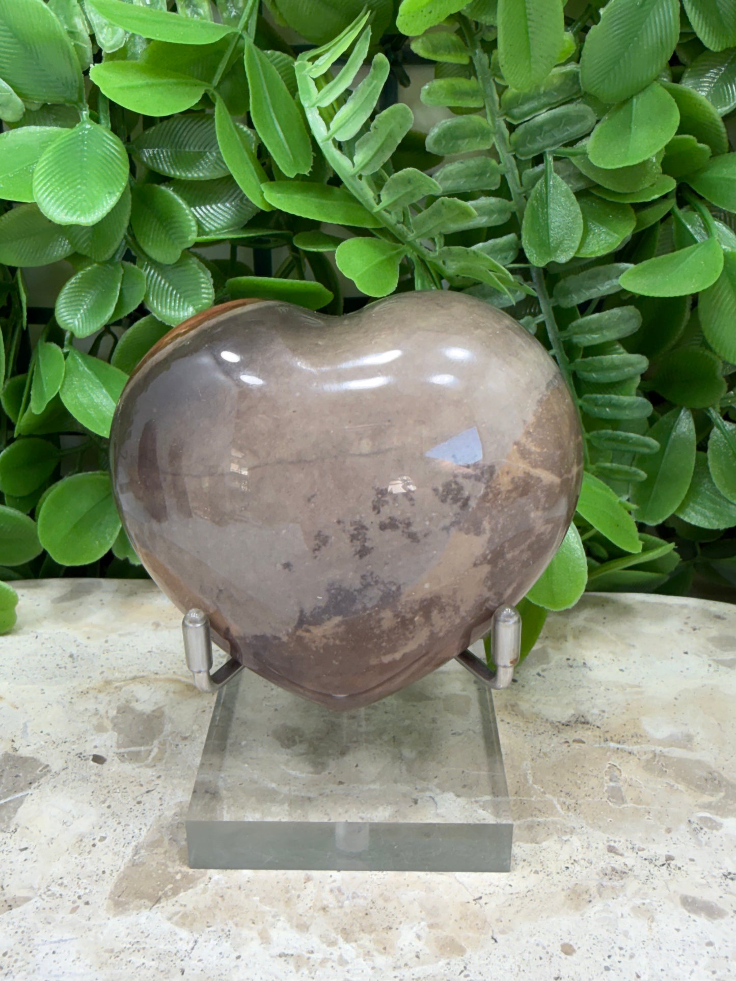 Polychrome Jasper Heart 226g