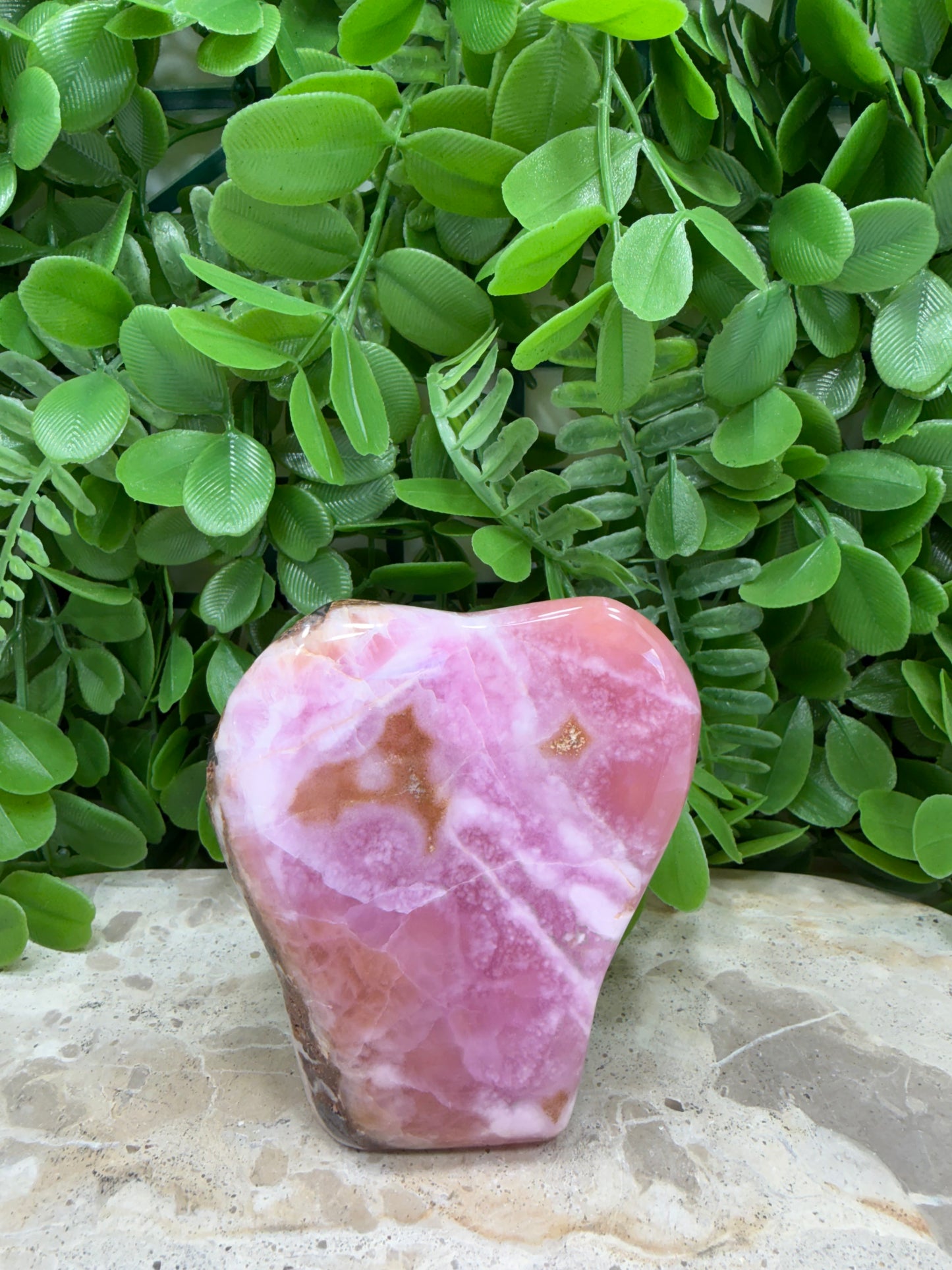 Pink Aragonite Freeform 302g