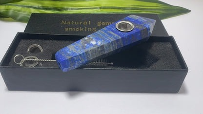 Lapis Lazuli Gemstone Pipe