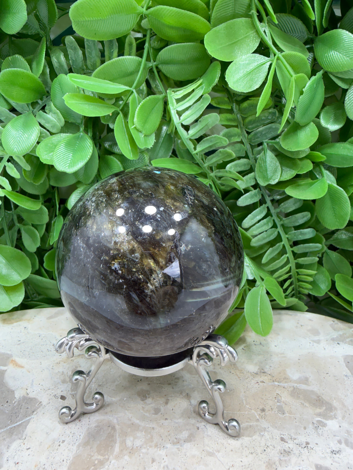 Labradorite Sphere | Protection • Intuition • Transformation