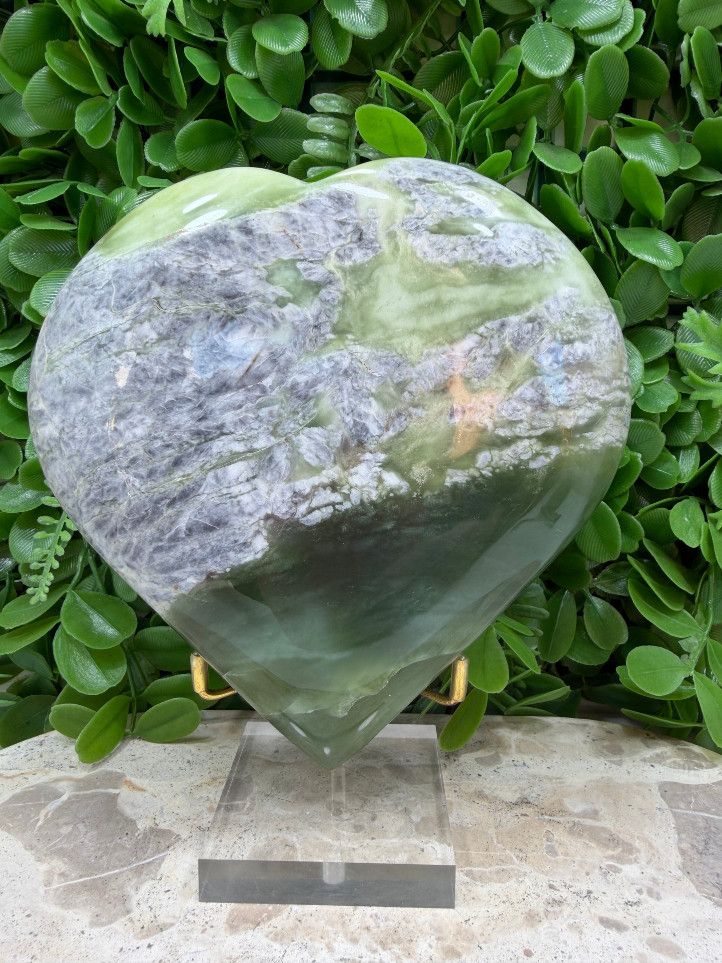 Flower Jade Heart 1508g
