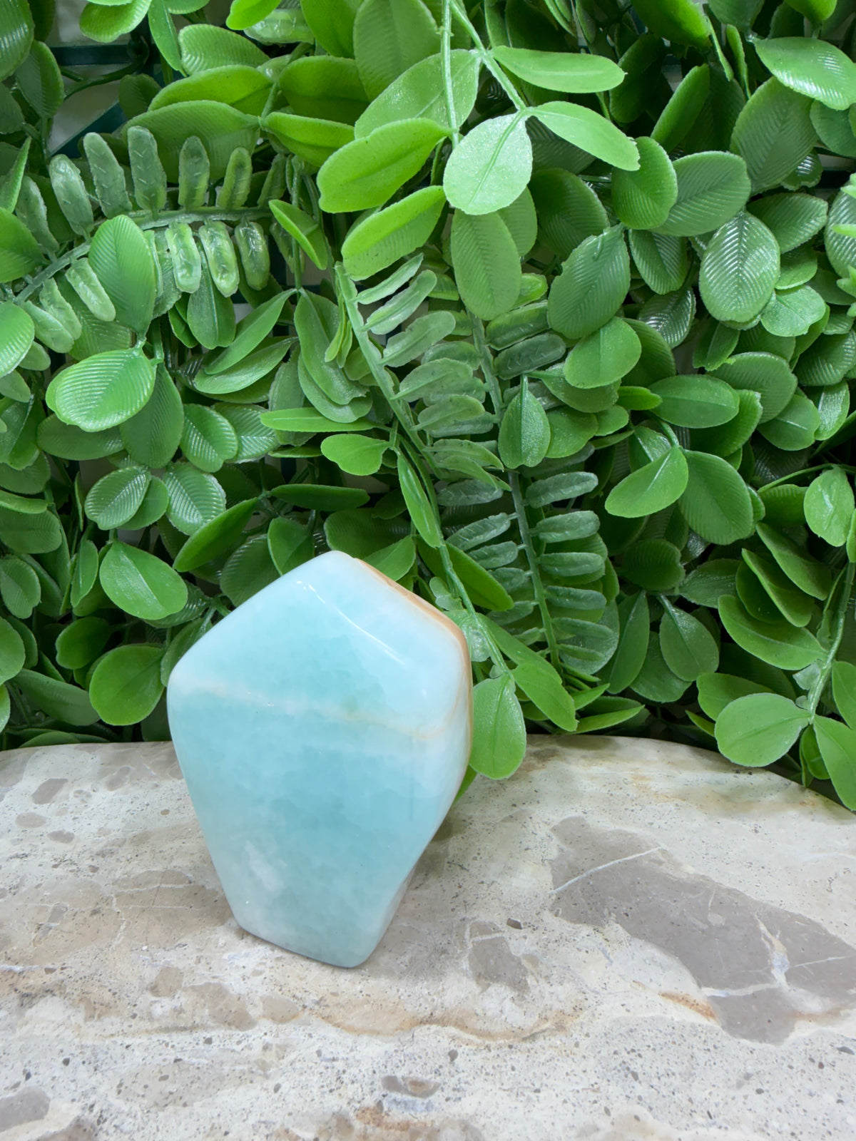 Aqua Caribbean Calcite Freeform 214g