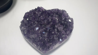 Amethyst Cluster Heart 1.1kg