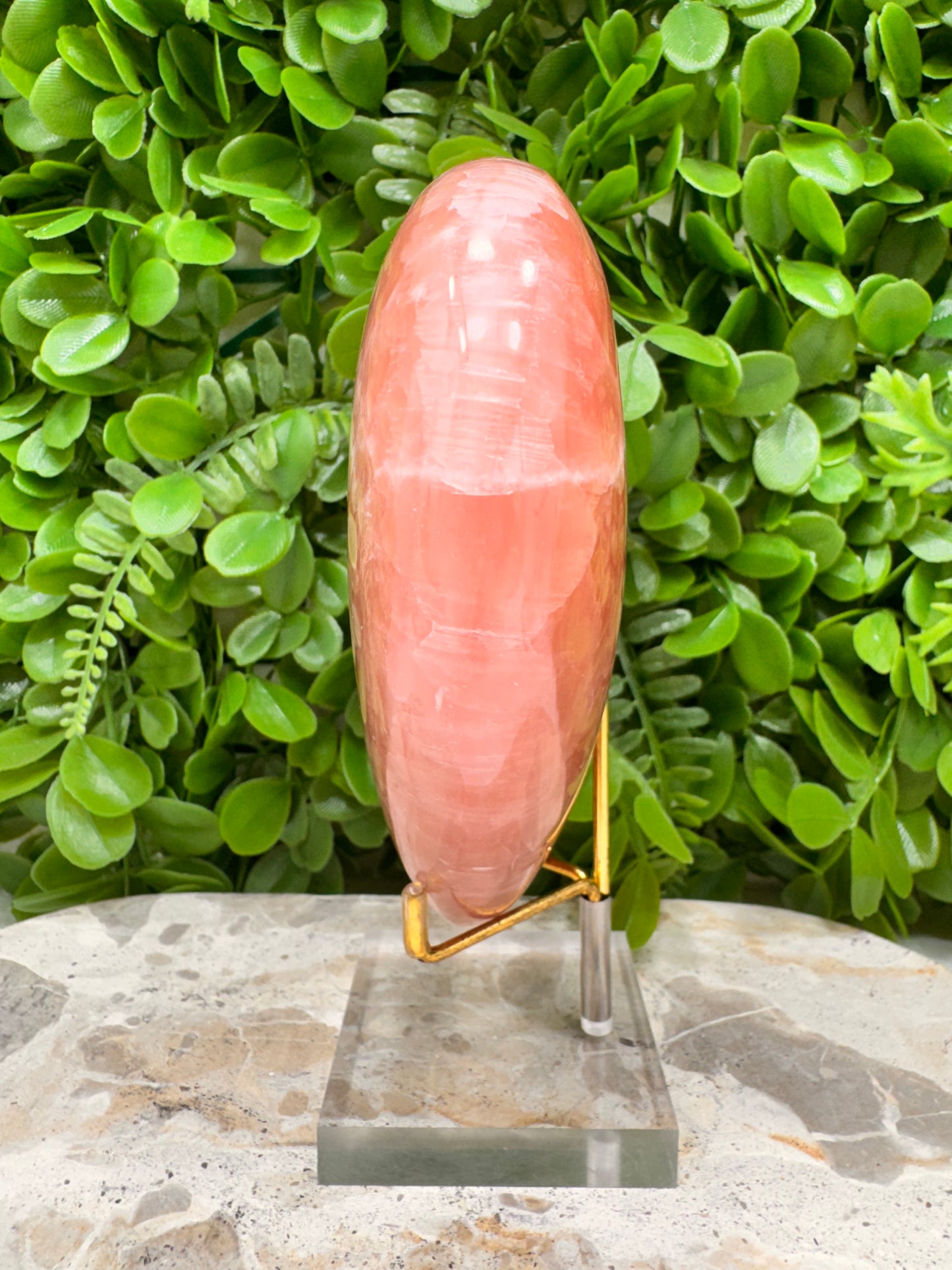 Rose Calcite Heart 1344g