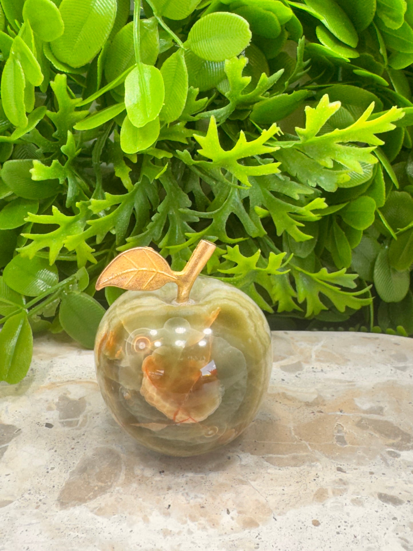 Green Banded Onyx Apple 206g