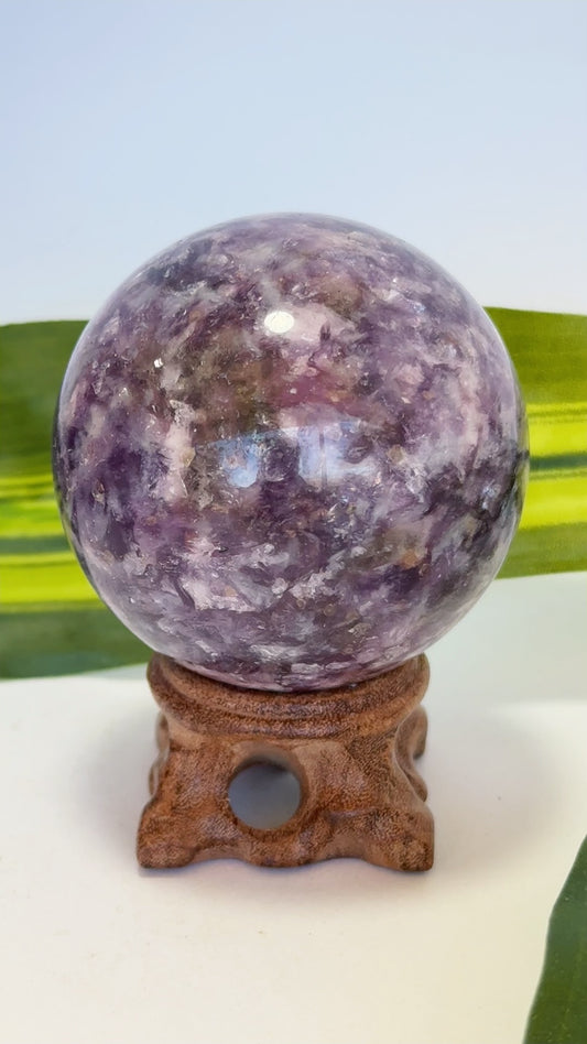 Purple Mica Sphere 343g