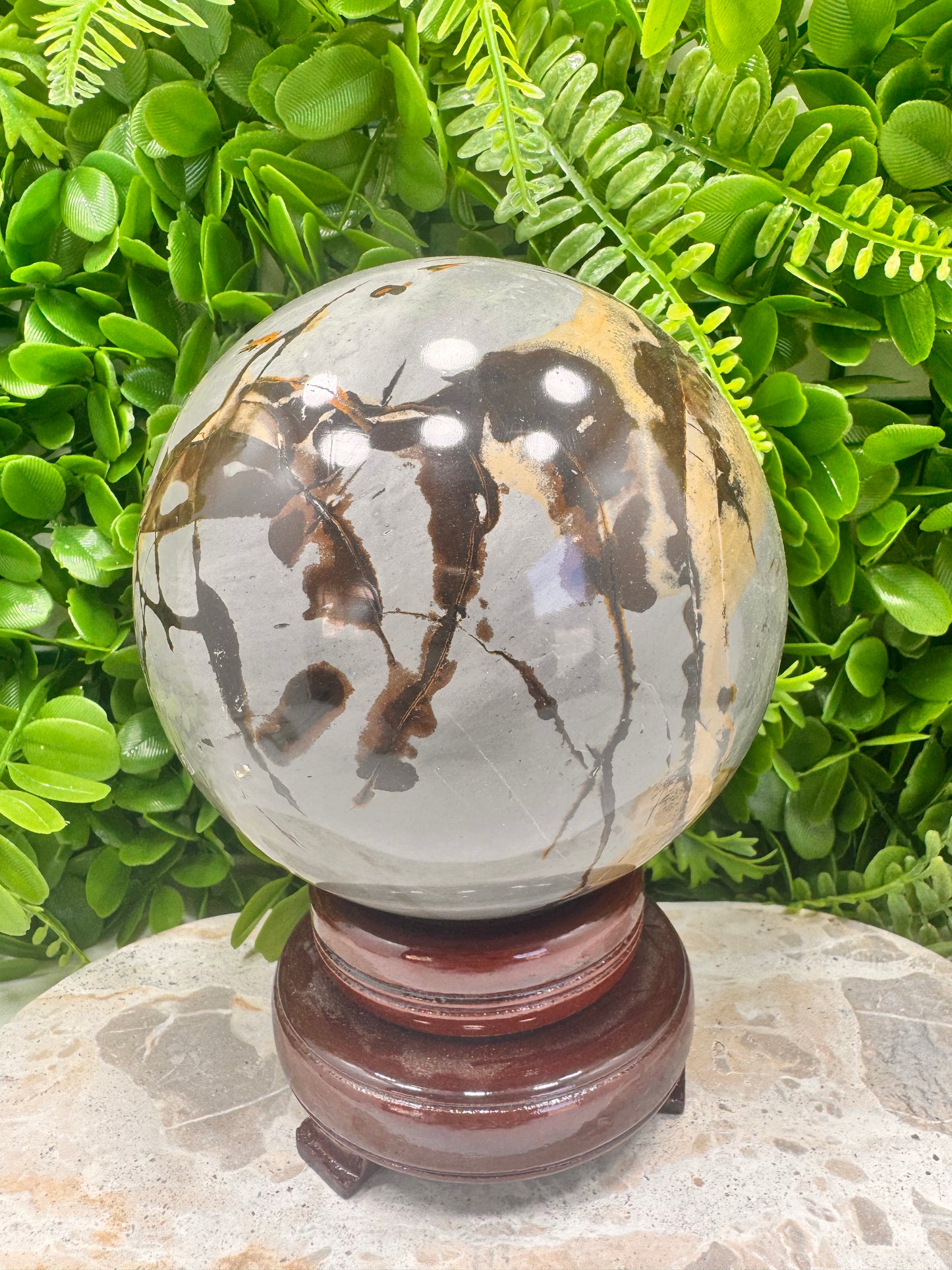 Picture Jasper Sphere 3130g