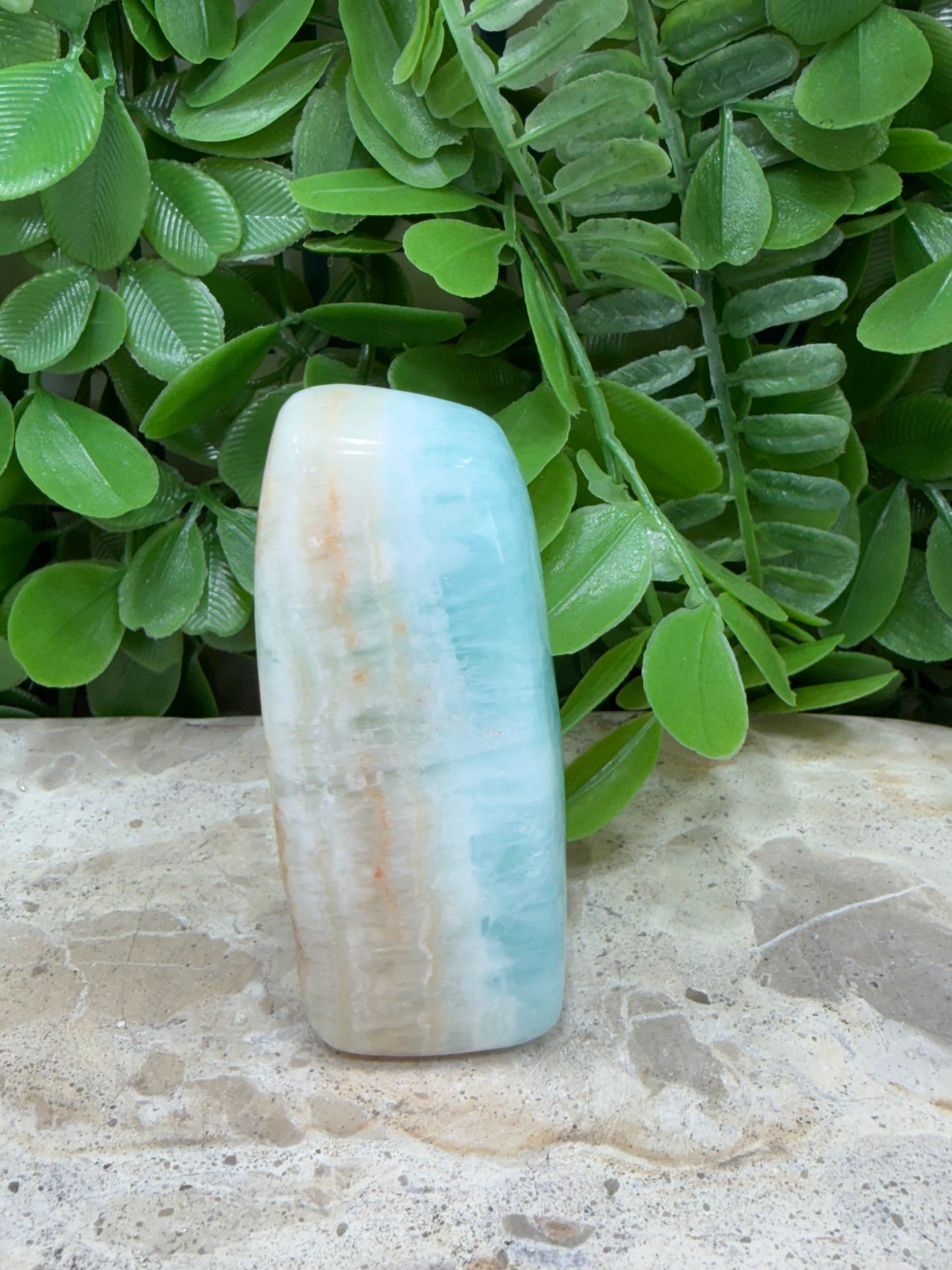 Aqua Caribbean Calcite Freeform 180g