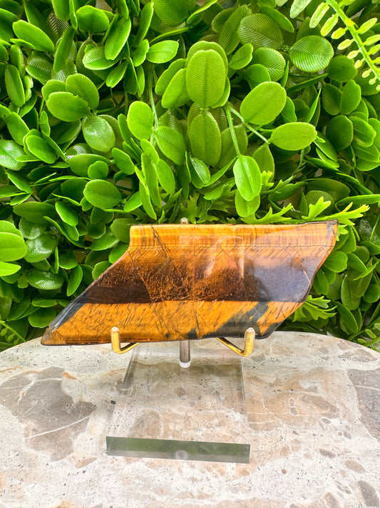 Yellow / Blue Tigers Eye Slab 144g