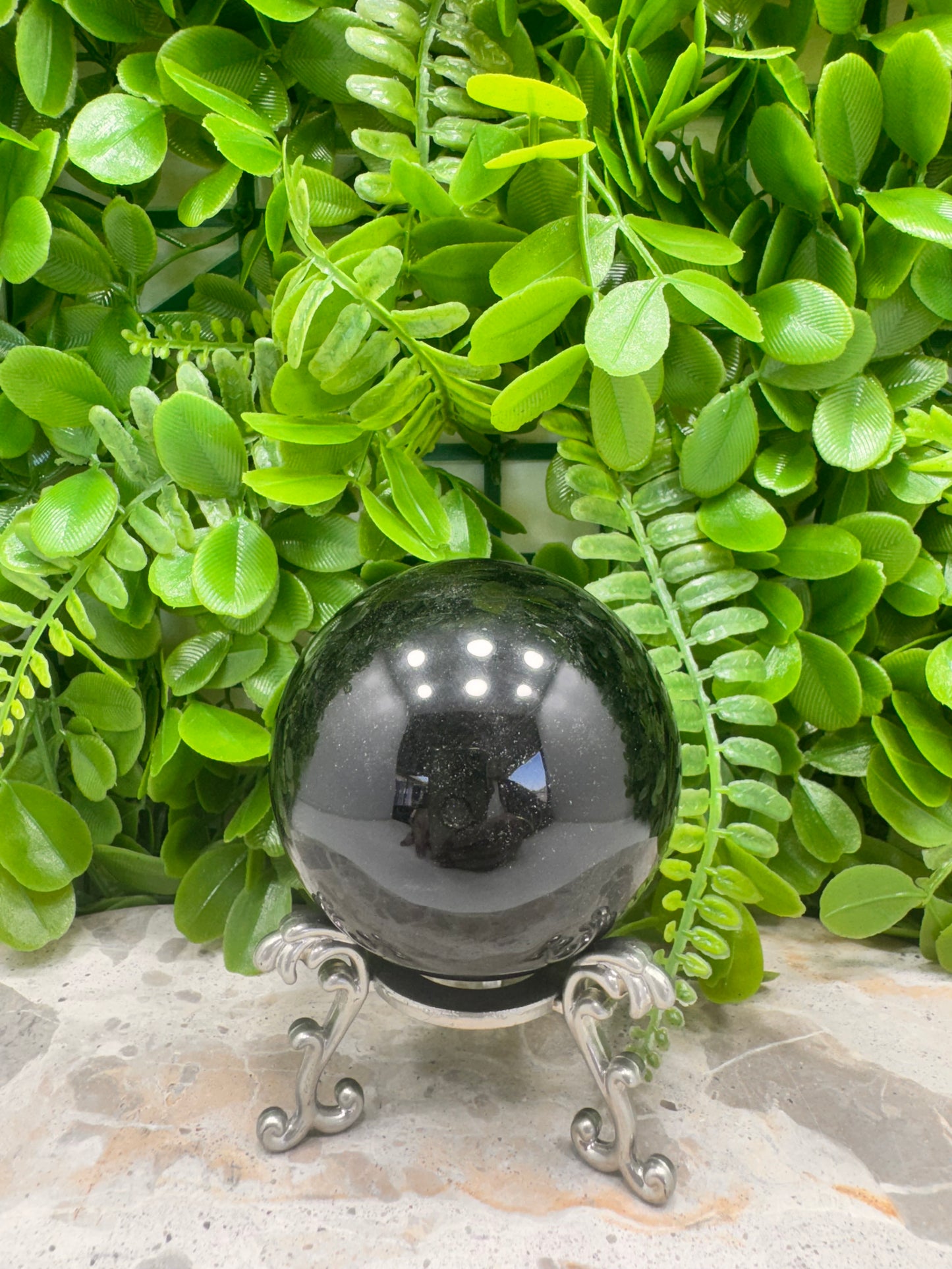 Obsidian Sphere 442g