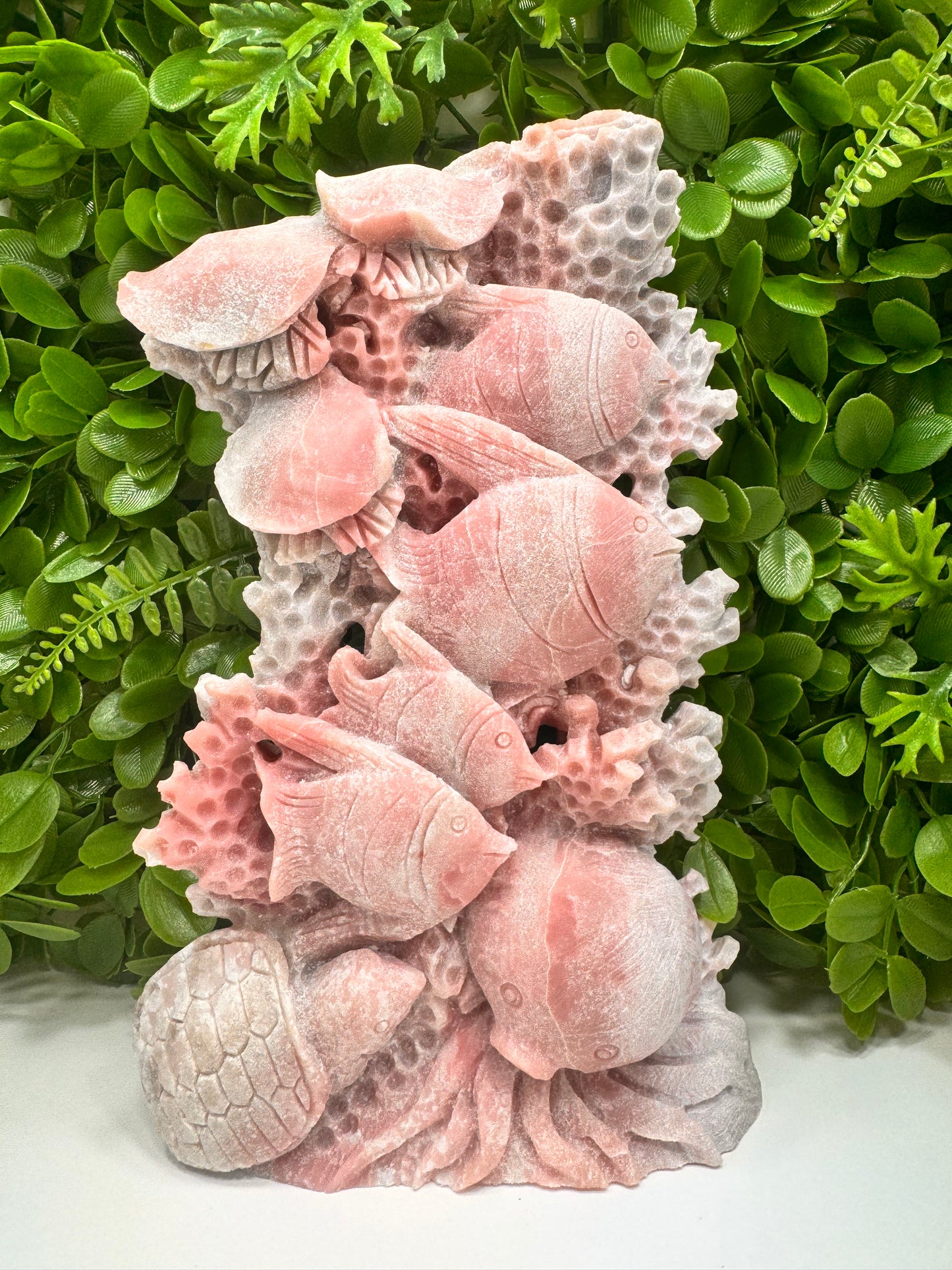 Pink Opal Sea Life 2142g