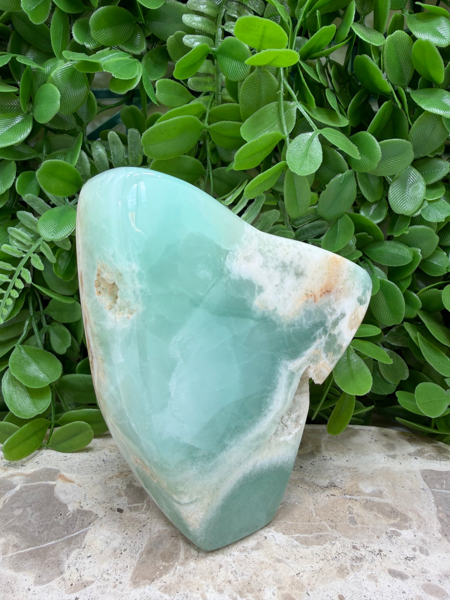 Aqua Caribbean Calcite Freeform 1050g