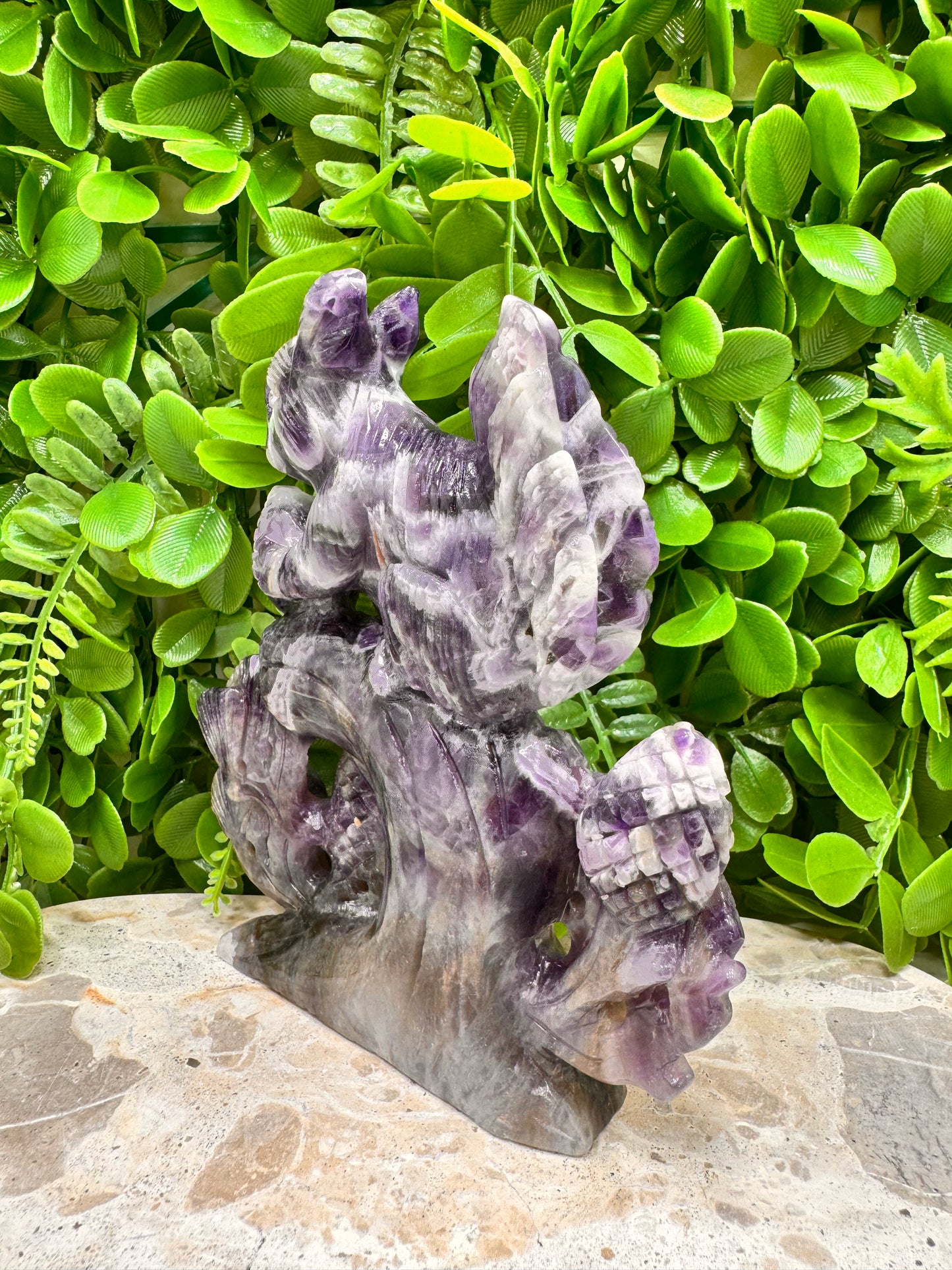 Chevron Amethyst Squirrel 608g