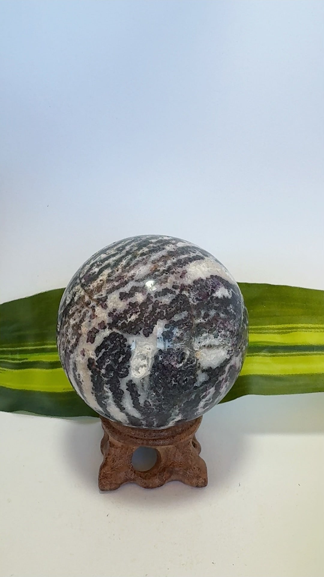 Zebra Jasper Sphere 416g