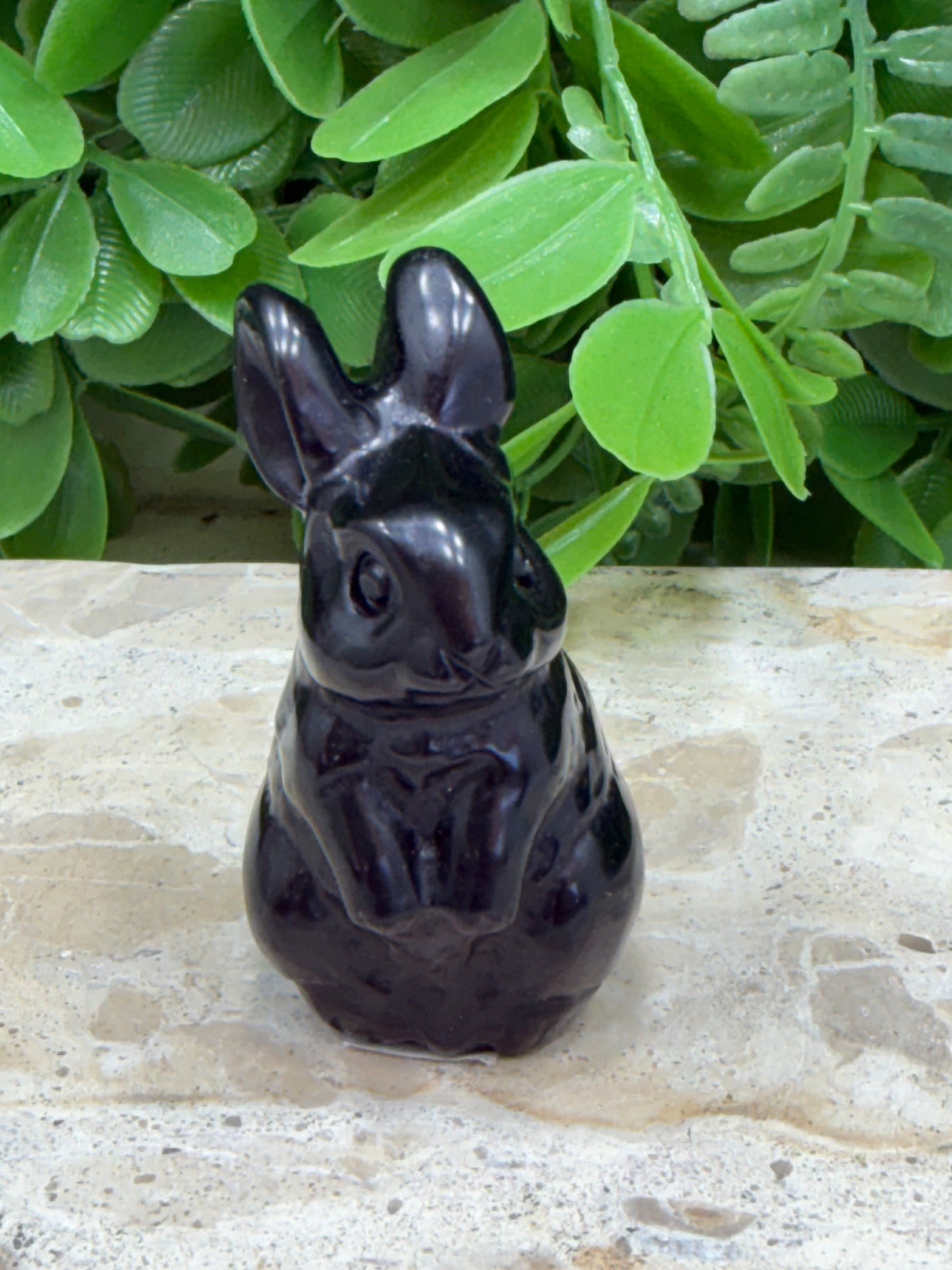 Obsidian Rabbit 60g | Protection • Grounding • Strength