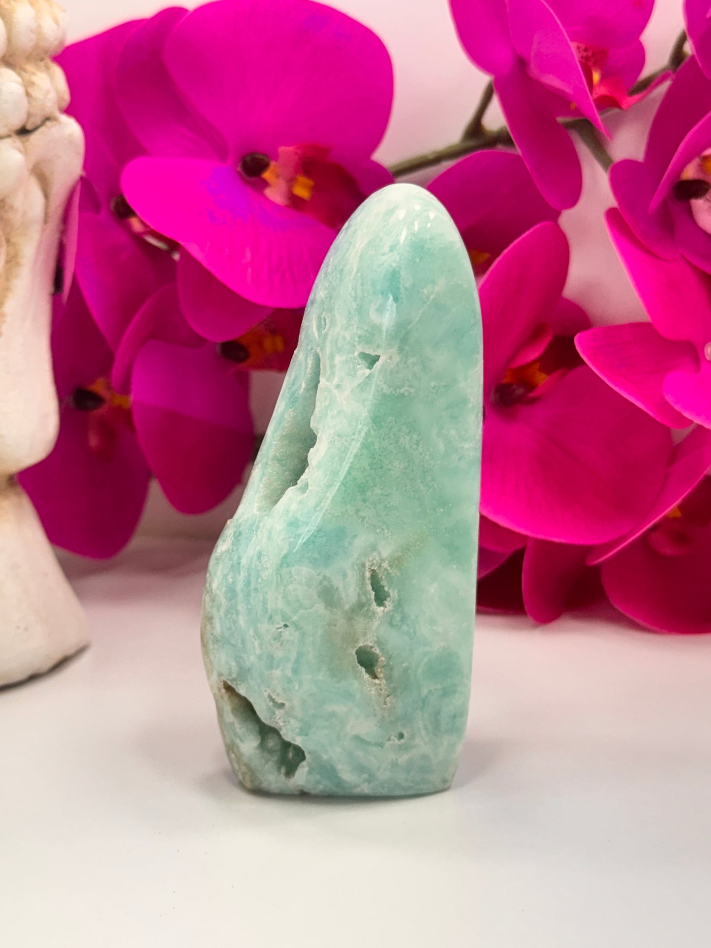 Aragonite with Smithsonite Freeform 416g