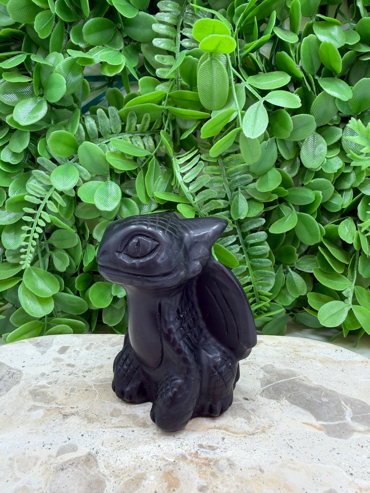 Black Obsidian Toothless Dragon 450g