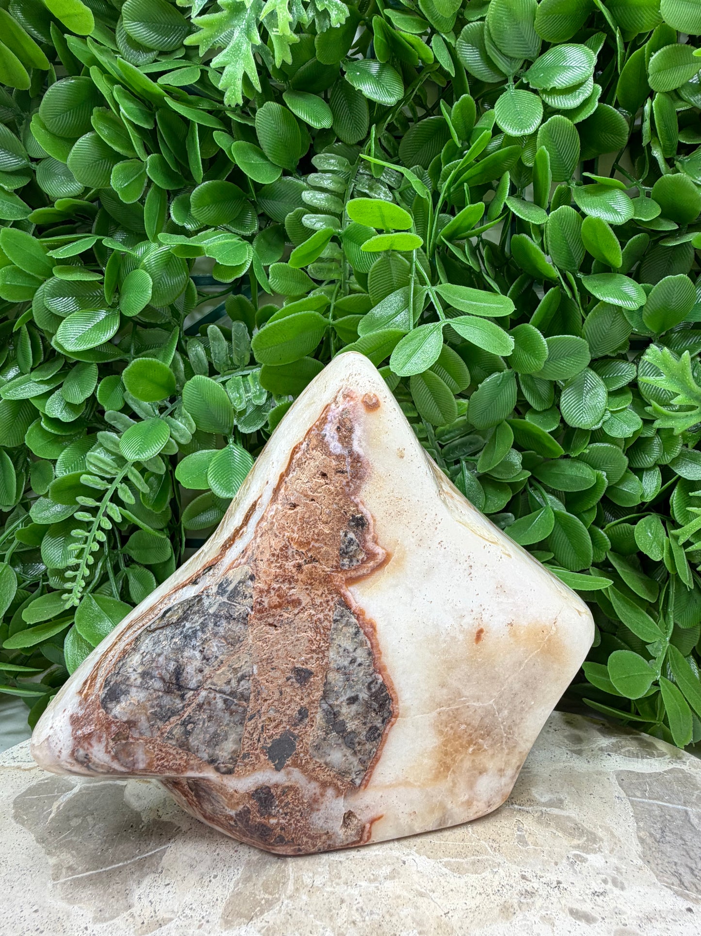 Pink Aragonite Freeform 1738g