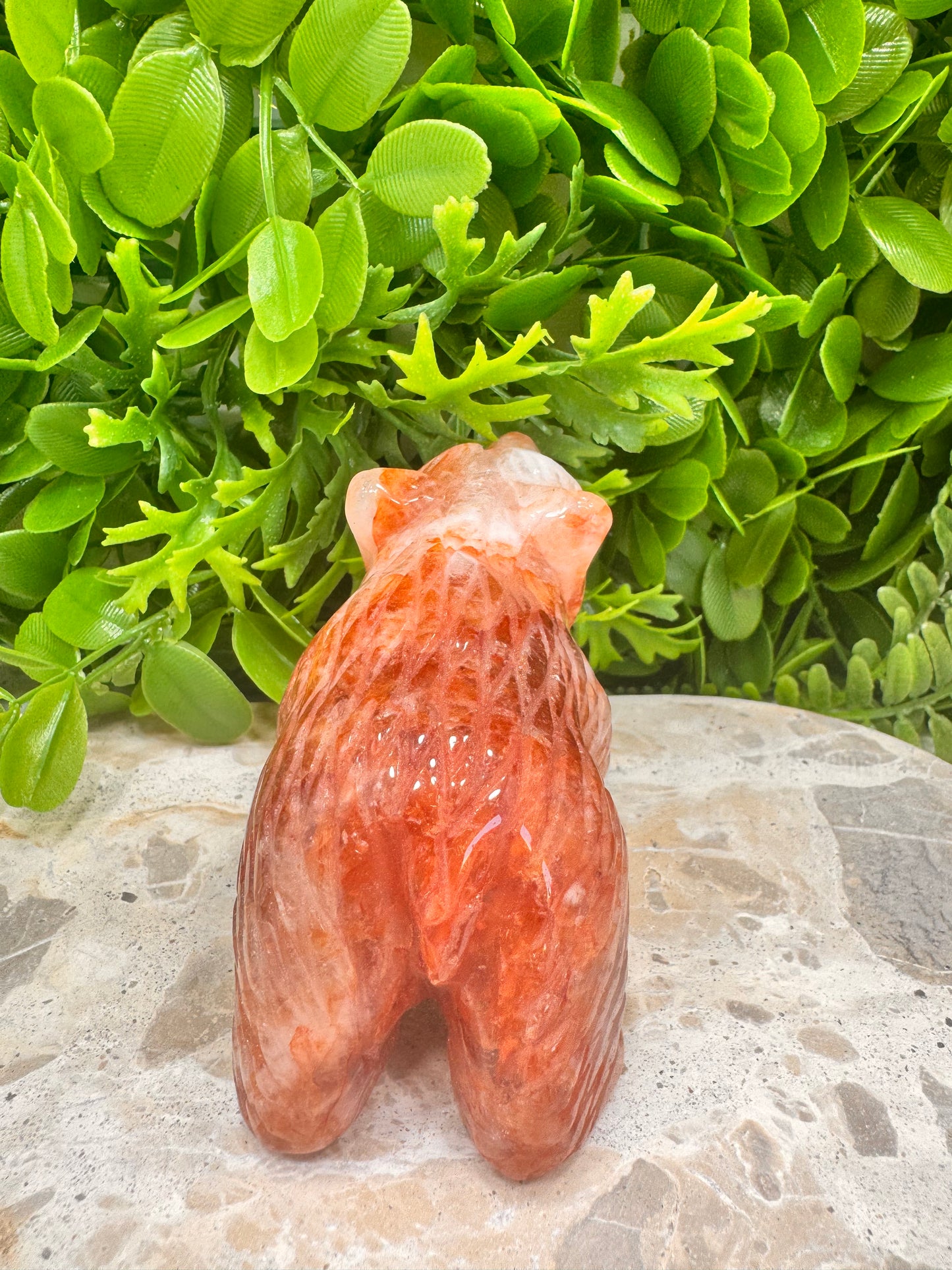 Fire Quartz Bear 428g
