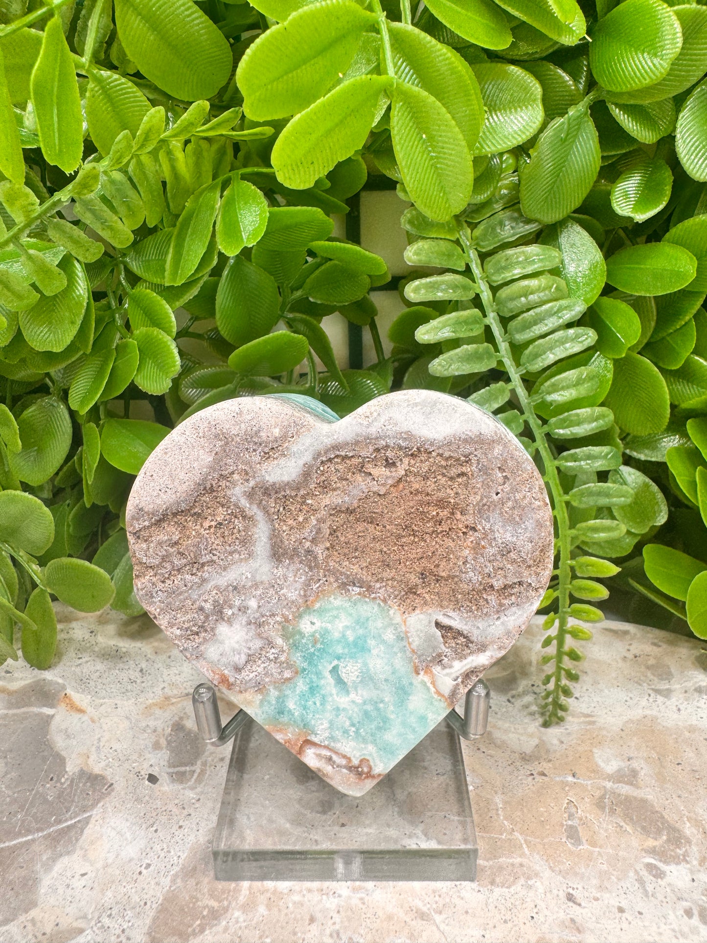 Hemimorphite Heart 199g