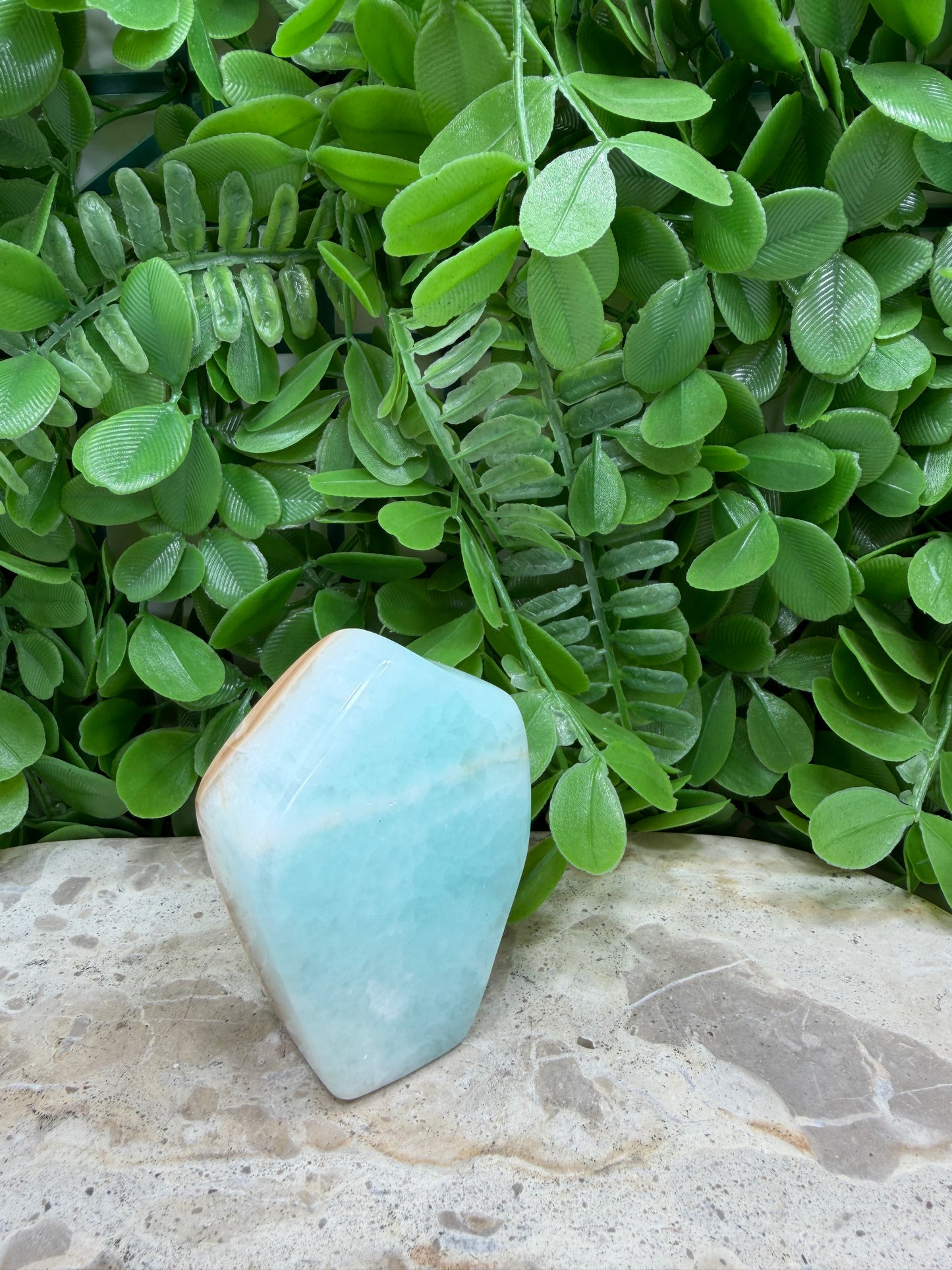 Aqua Caribbean Calcite Freeform 214g