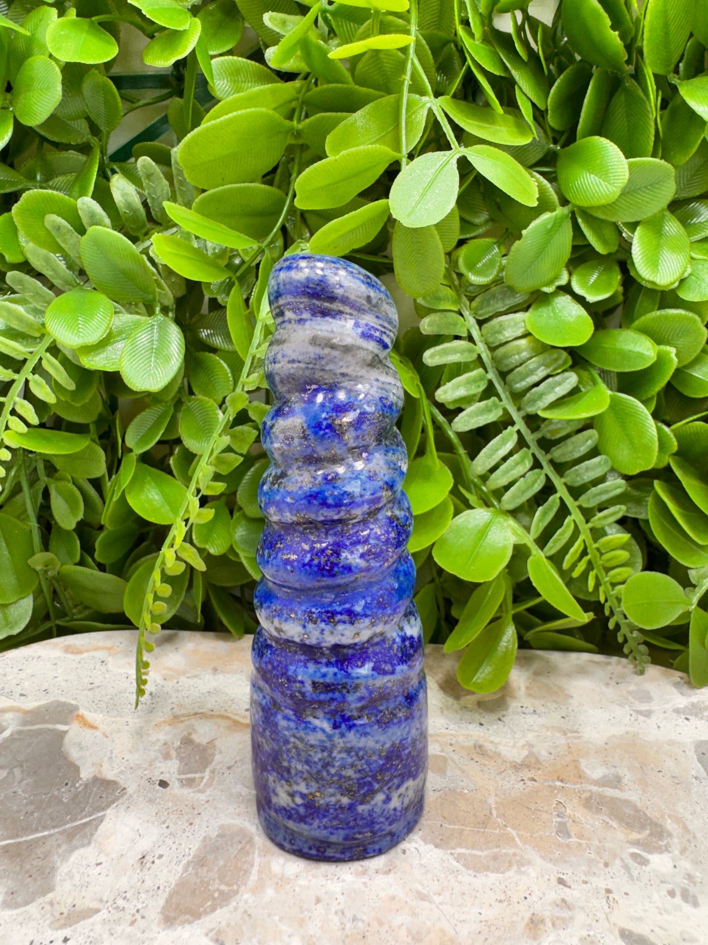 Lapis Lazuli Unicorn Horn 308g