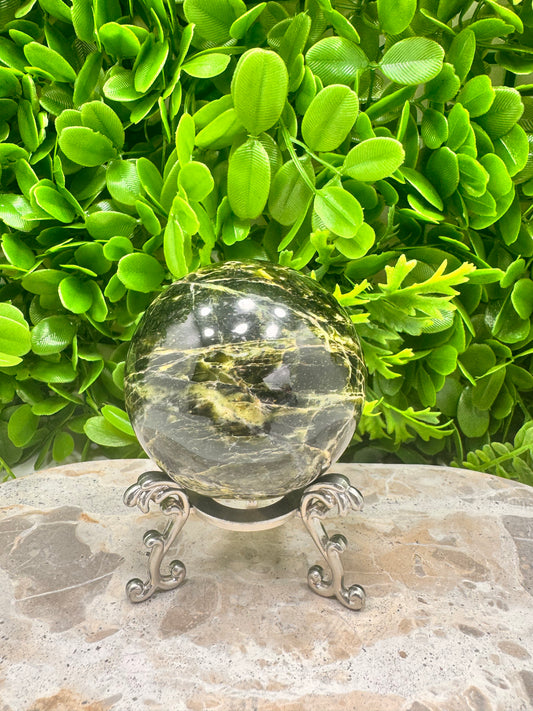 Nephrite Jade Sphere 512g