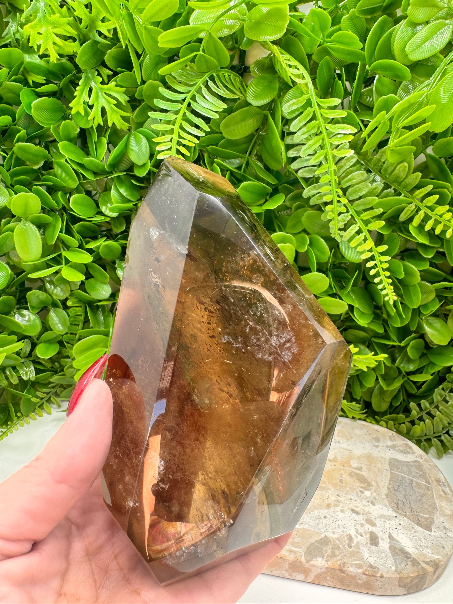 Smoky Citrine Freeform 1266g