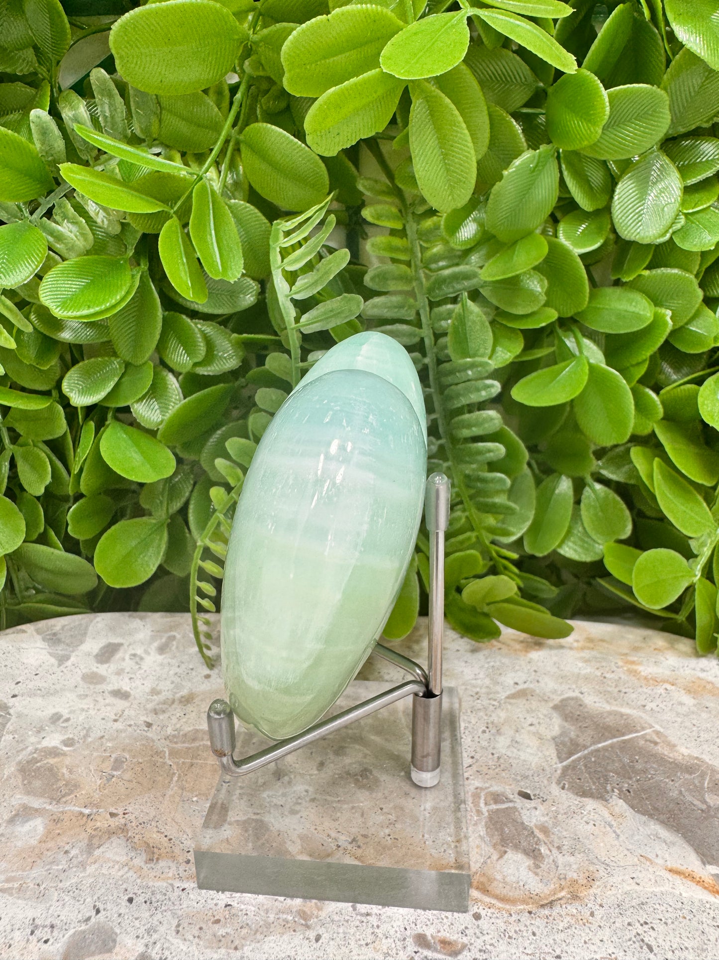 Pistachio Calcite Heart 310g