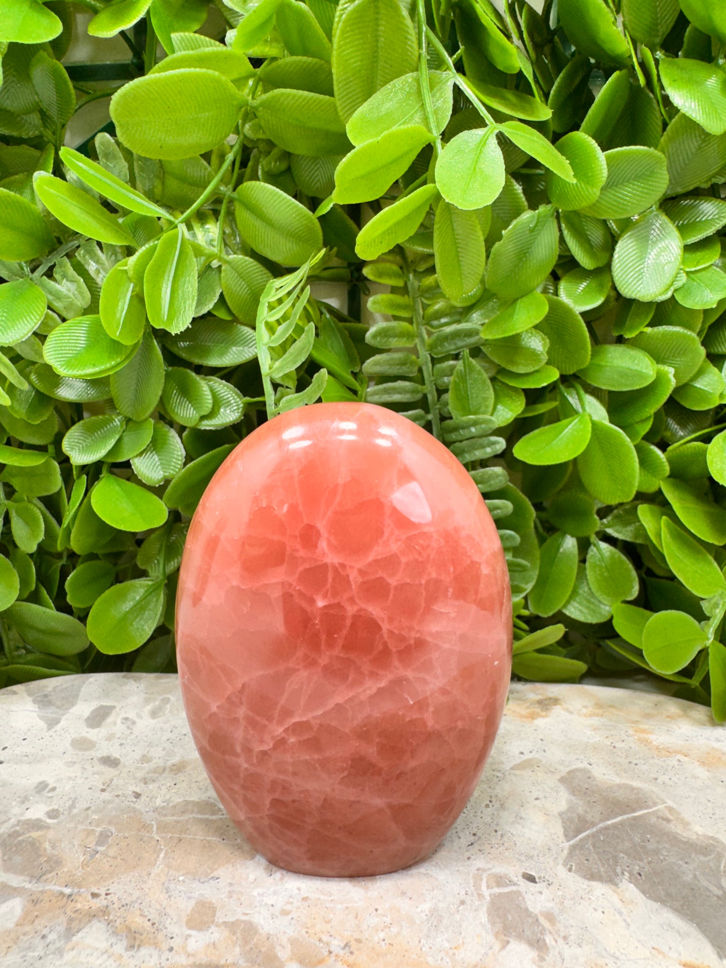 Standing Rose Calcite 304g