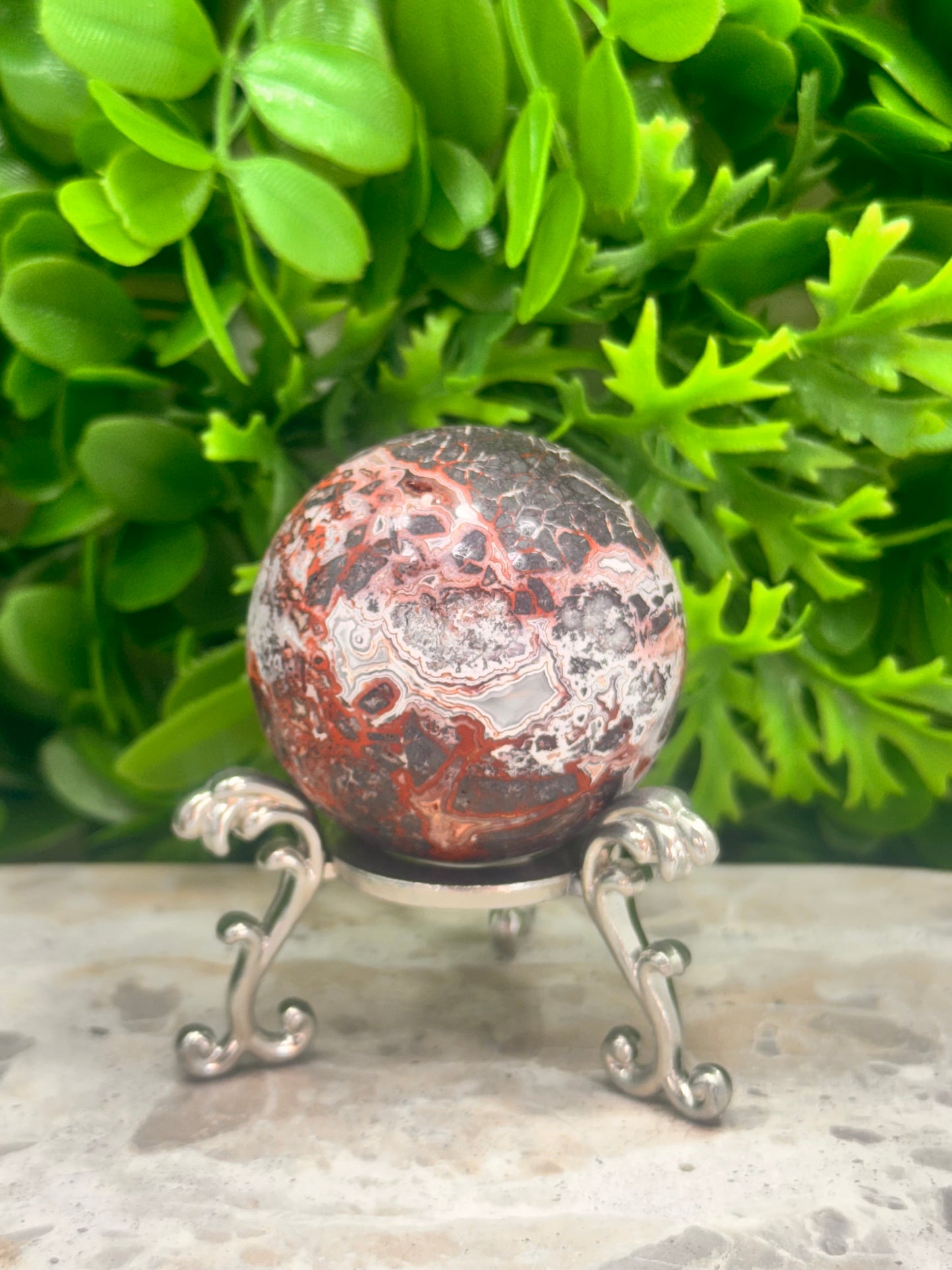 Mexican Agate Sphere 240g