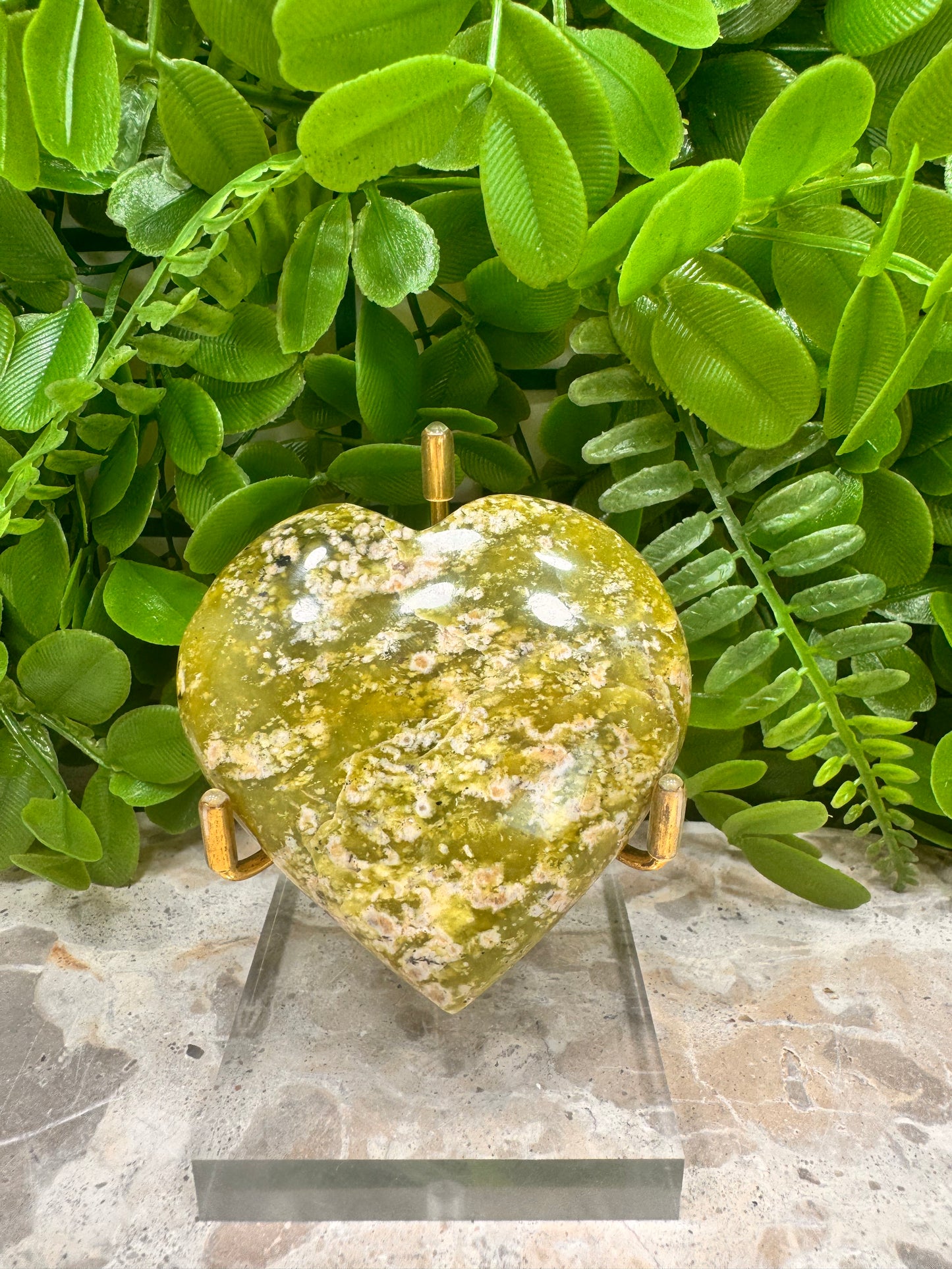 Lizard Serpentine Heart 156g