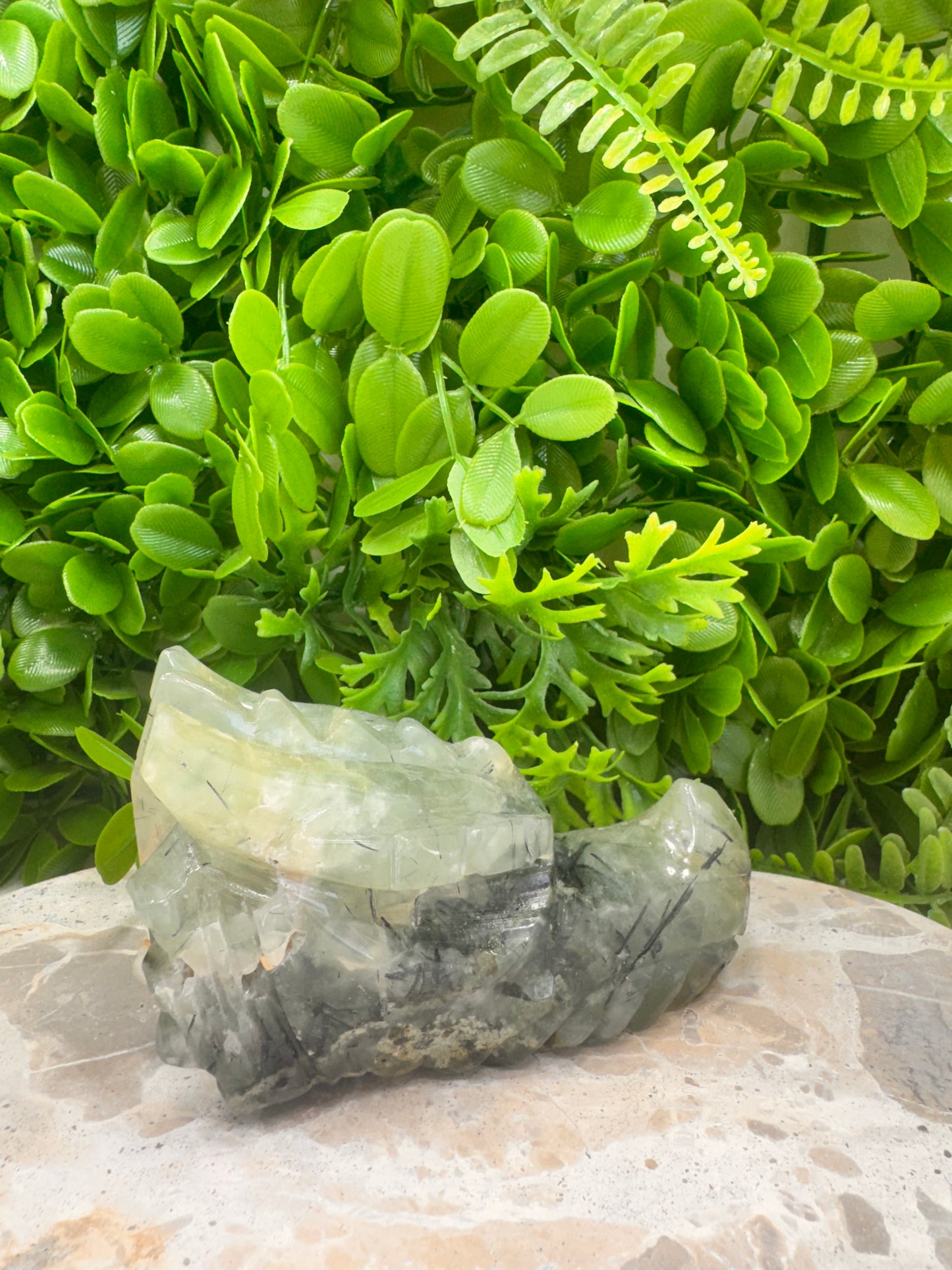 Prehnite Dragon Skull 684g