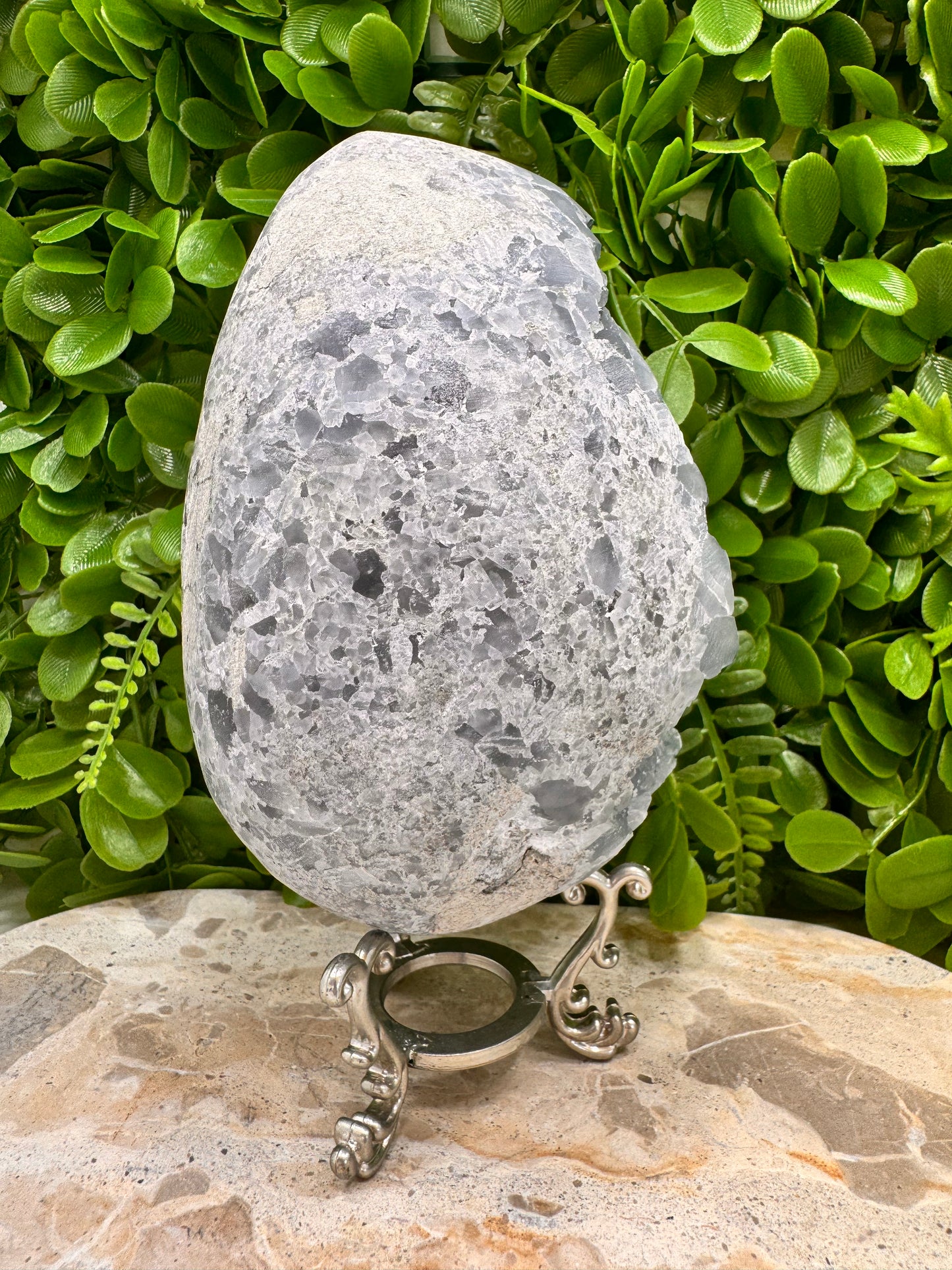Blue Celestite Egg 2178g