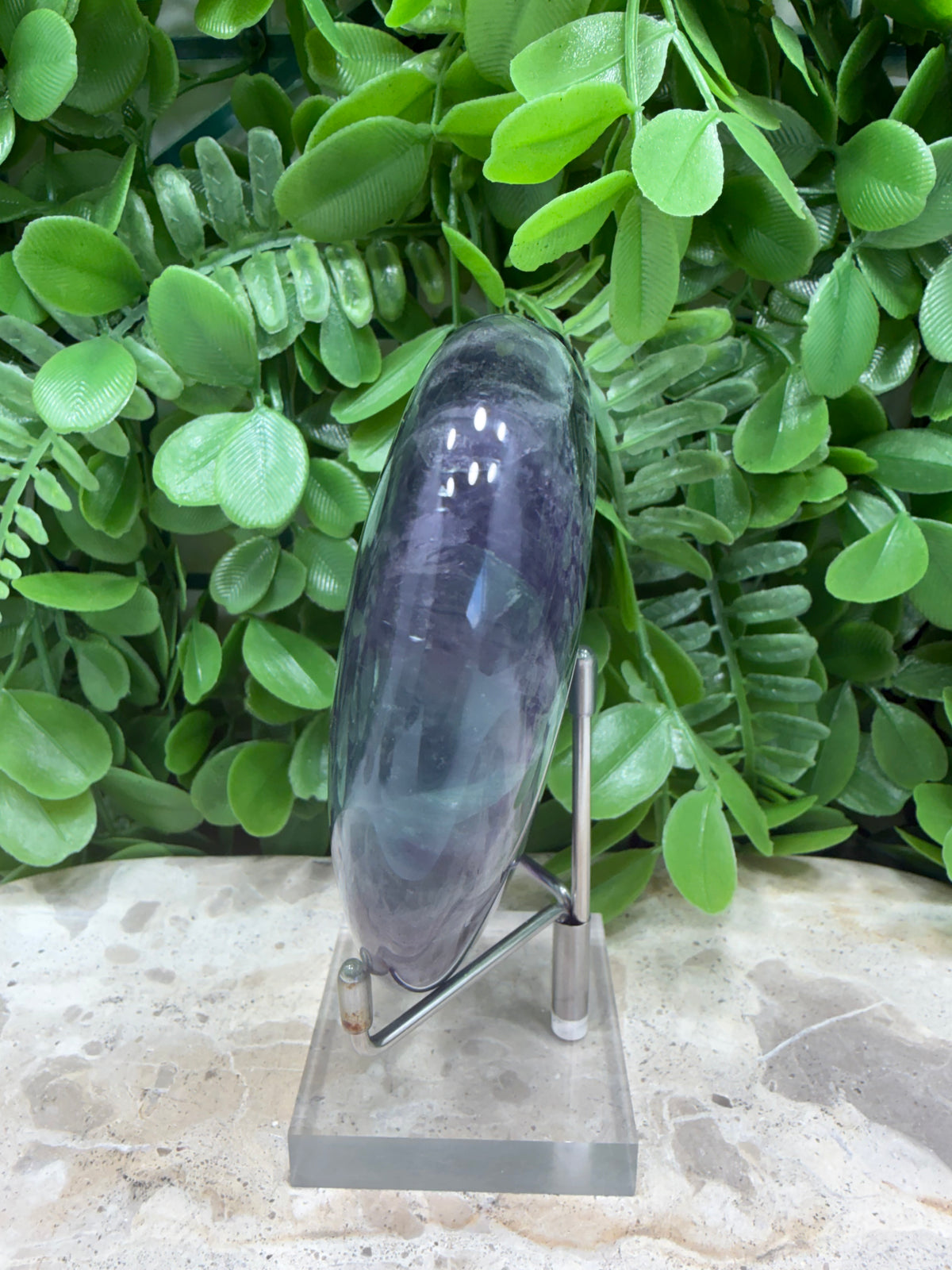 Rainbow Fluorite Heart 606g