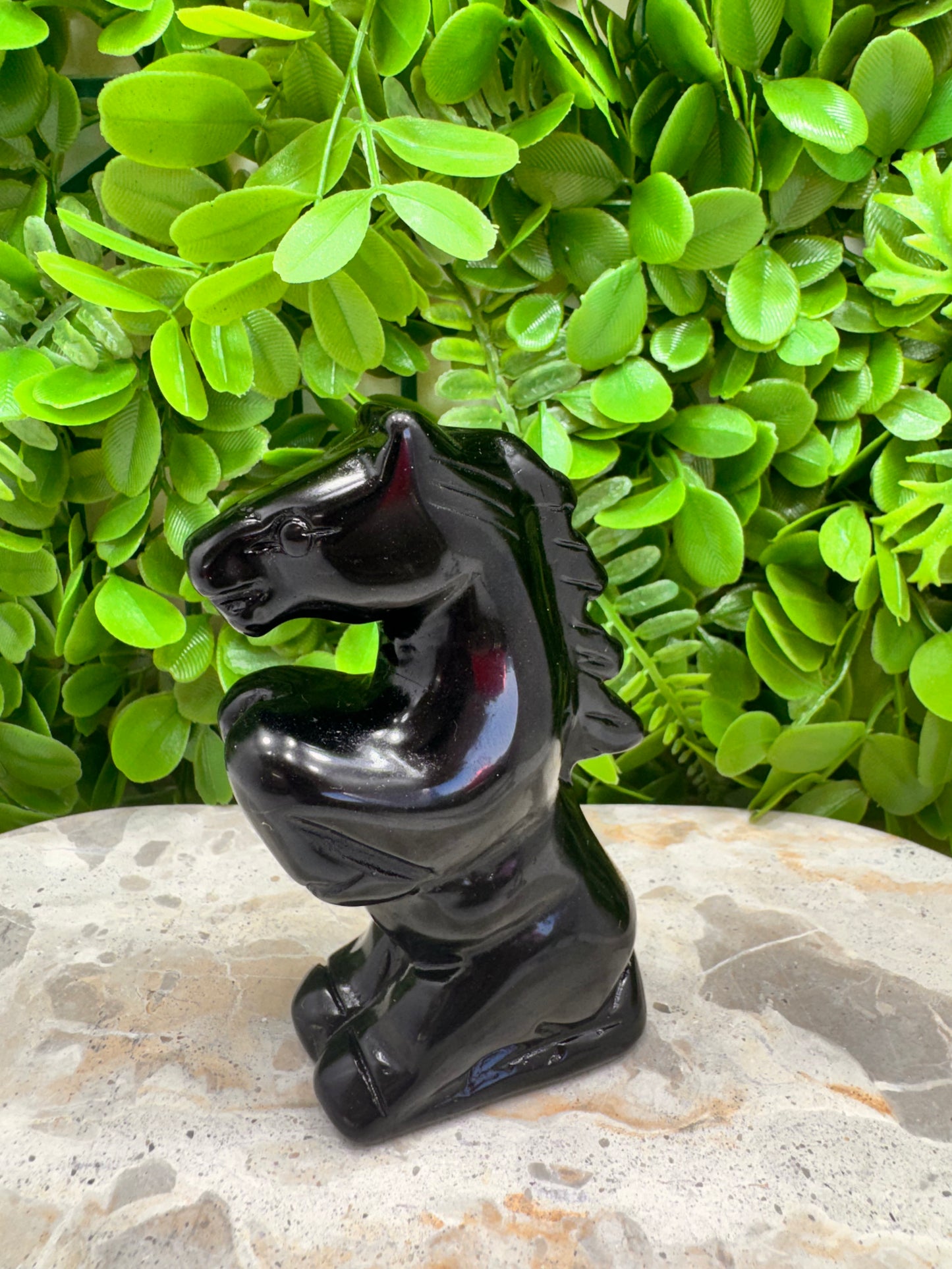 Black Obsidian Horse 288g