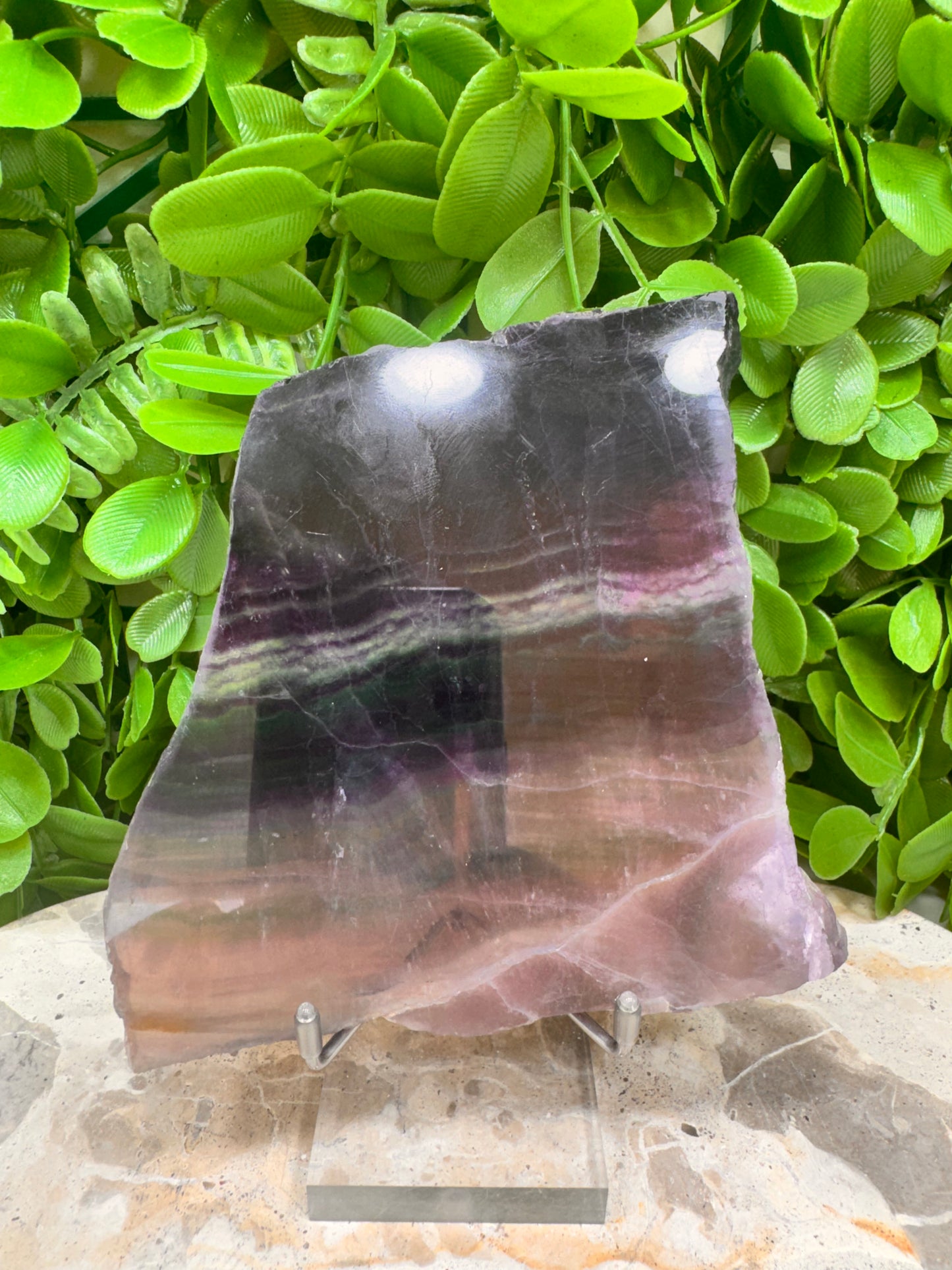 Fluorite Slab 410g