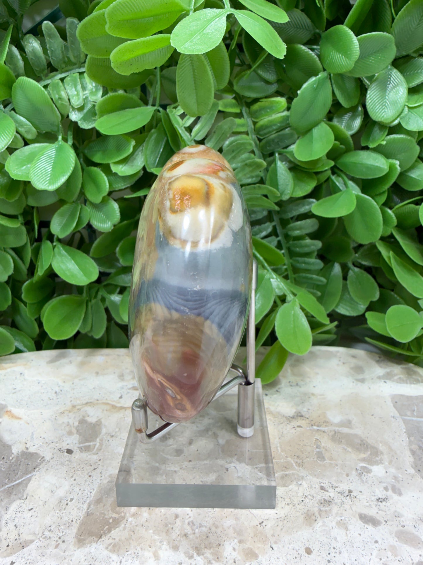 Polychrome Jasper Heart 394g