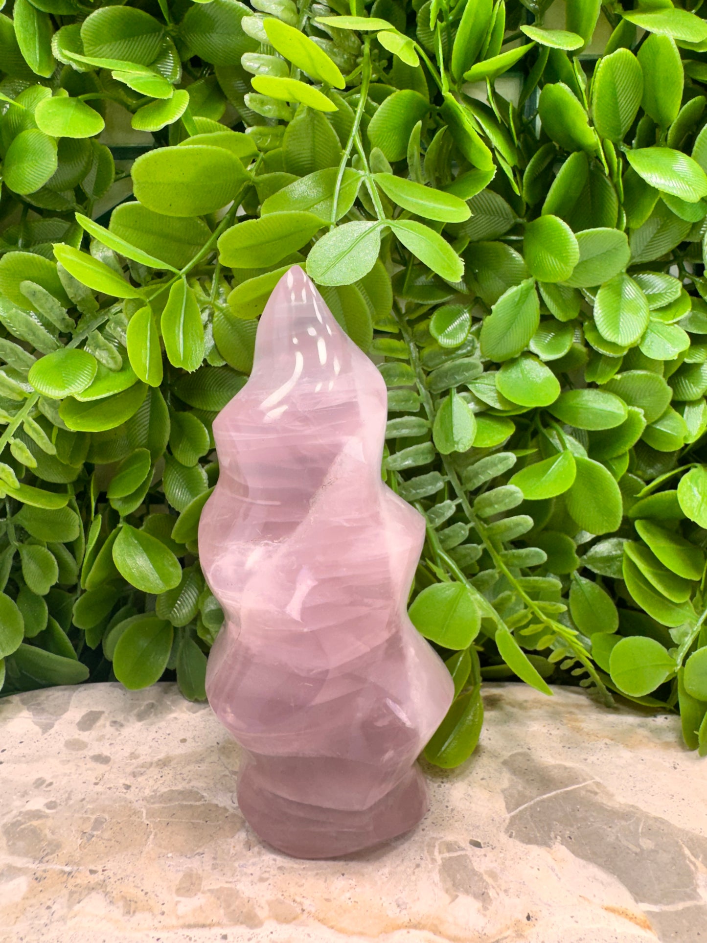 Lavender Rose Quartz Flame 420g