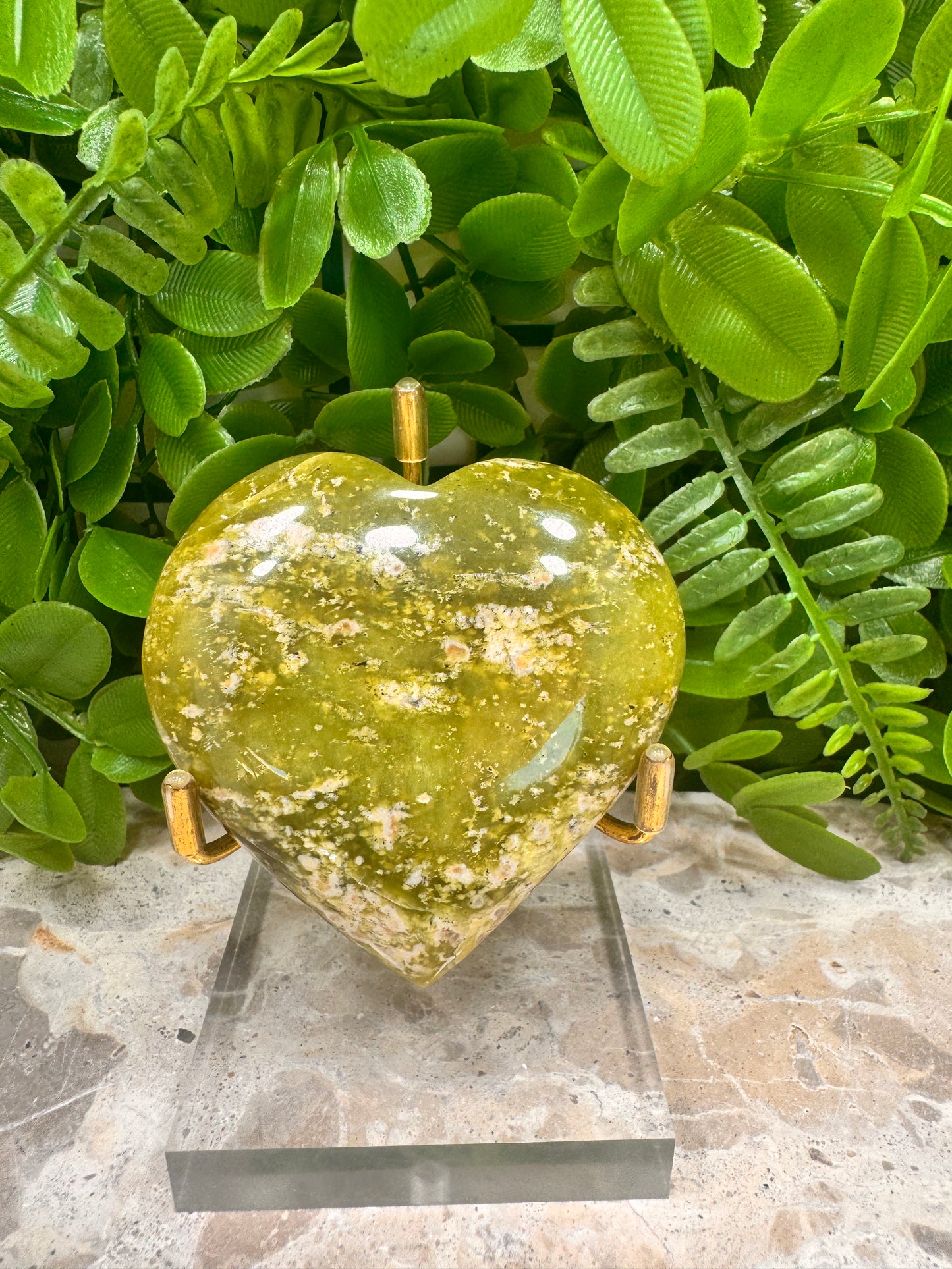 Lizard Serpentine Heart 156g